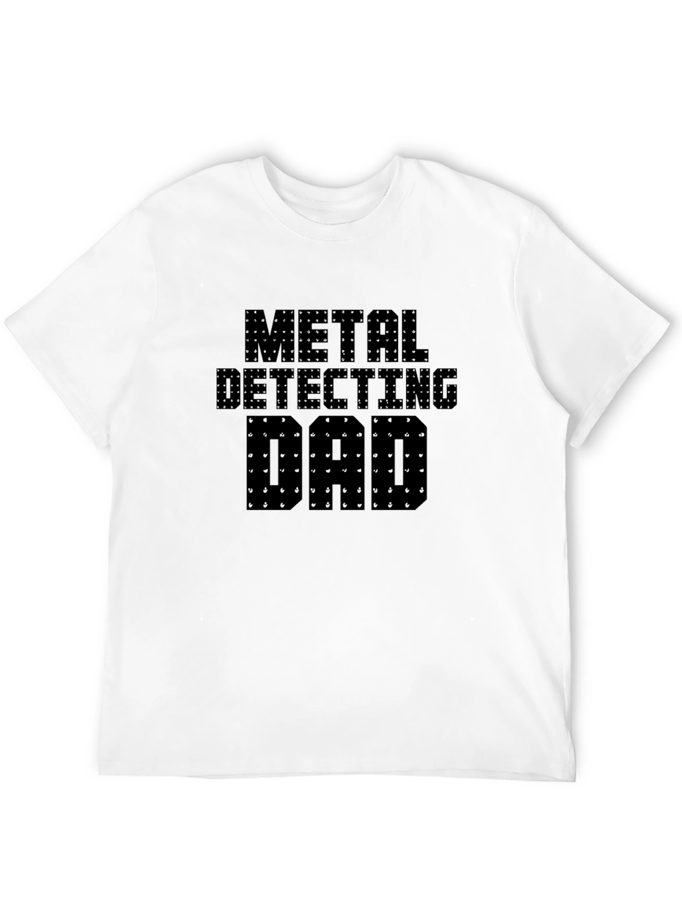 Metal Detecting Dad Black T-Shirt