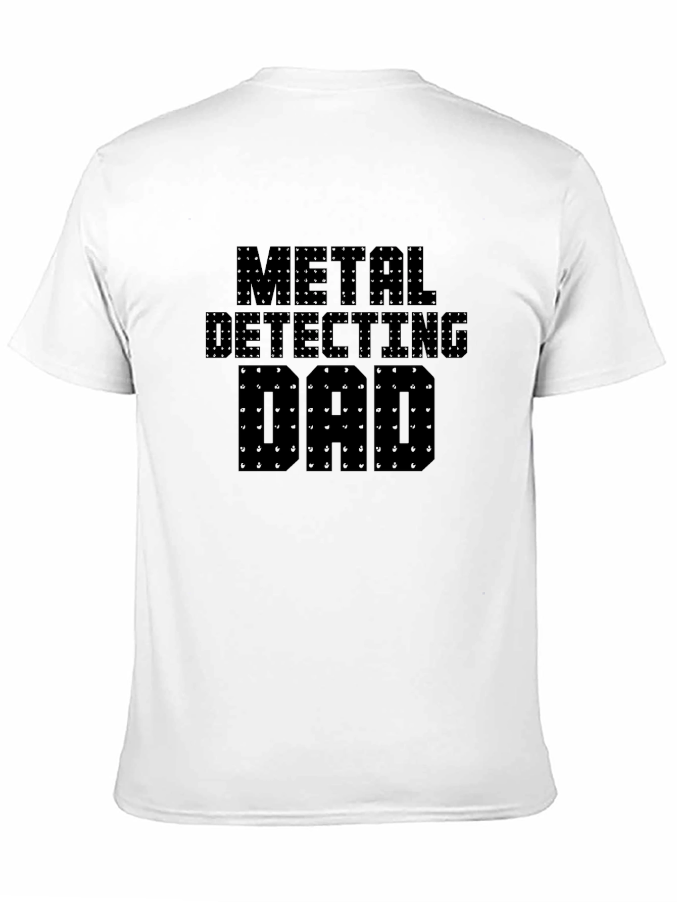 Metal Detecting Dad Black T-Shirt