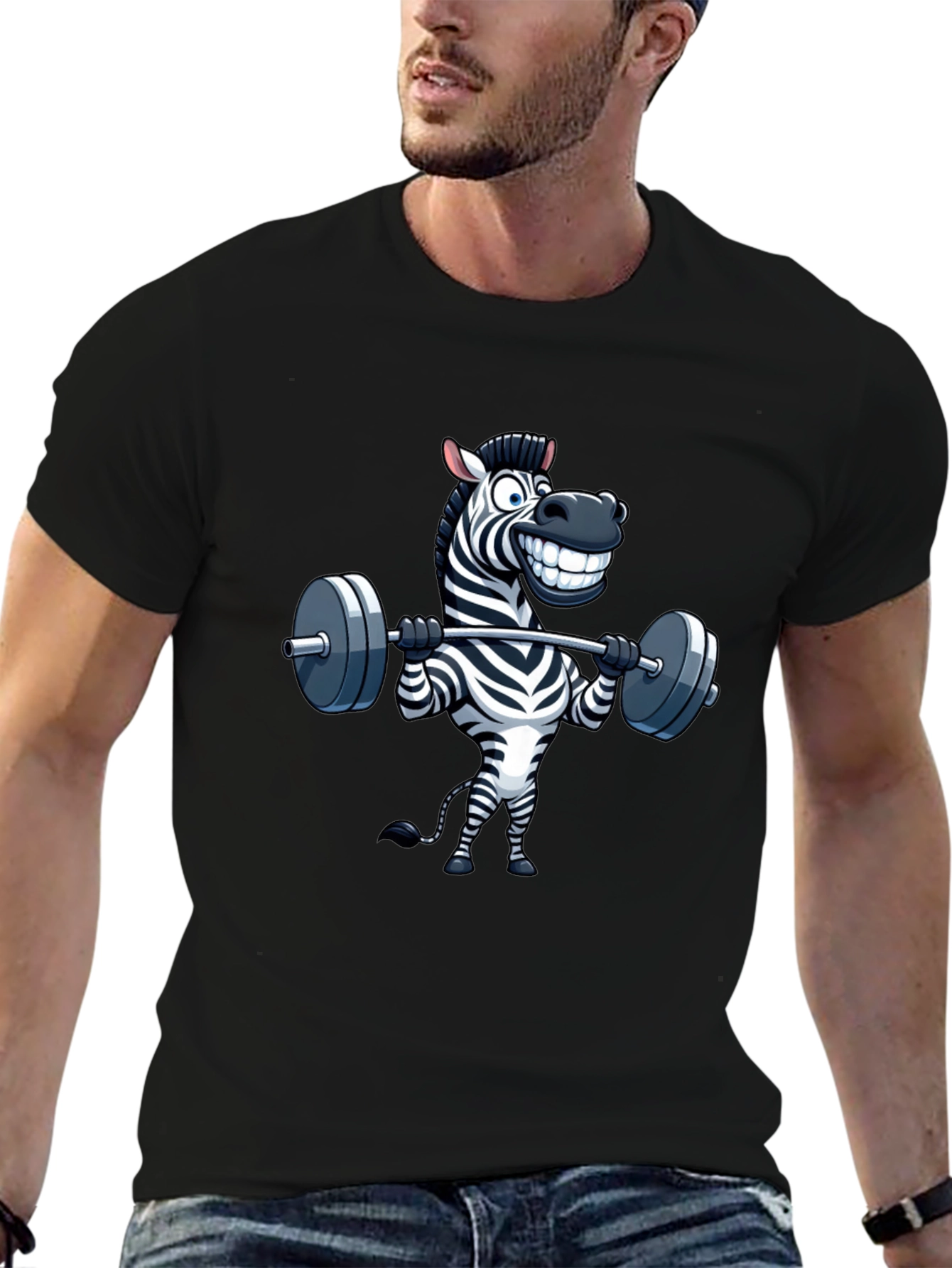 Zebra Gym Shirt - Funny Workout Tee