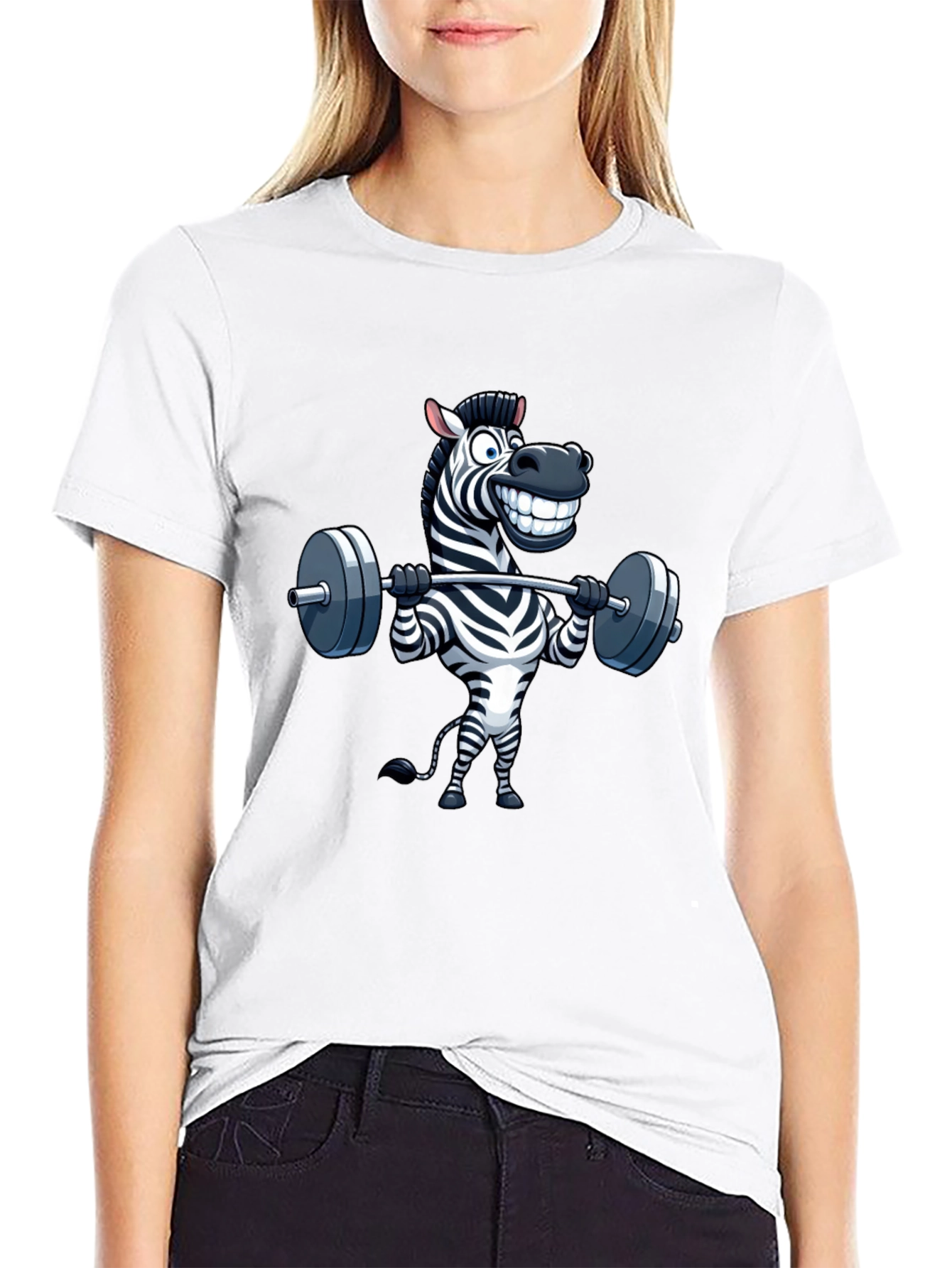 Zebra Gym Shirt - Funny Workout Tee
