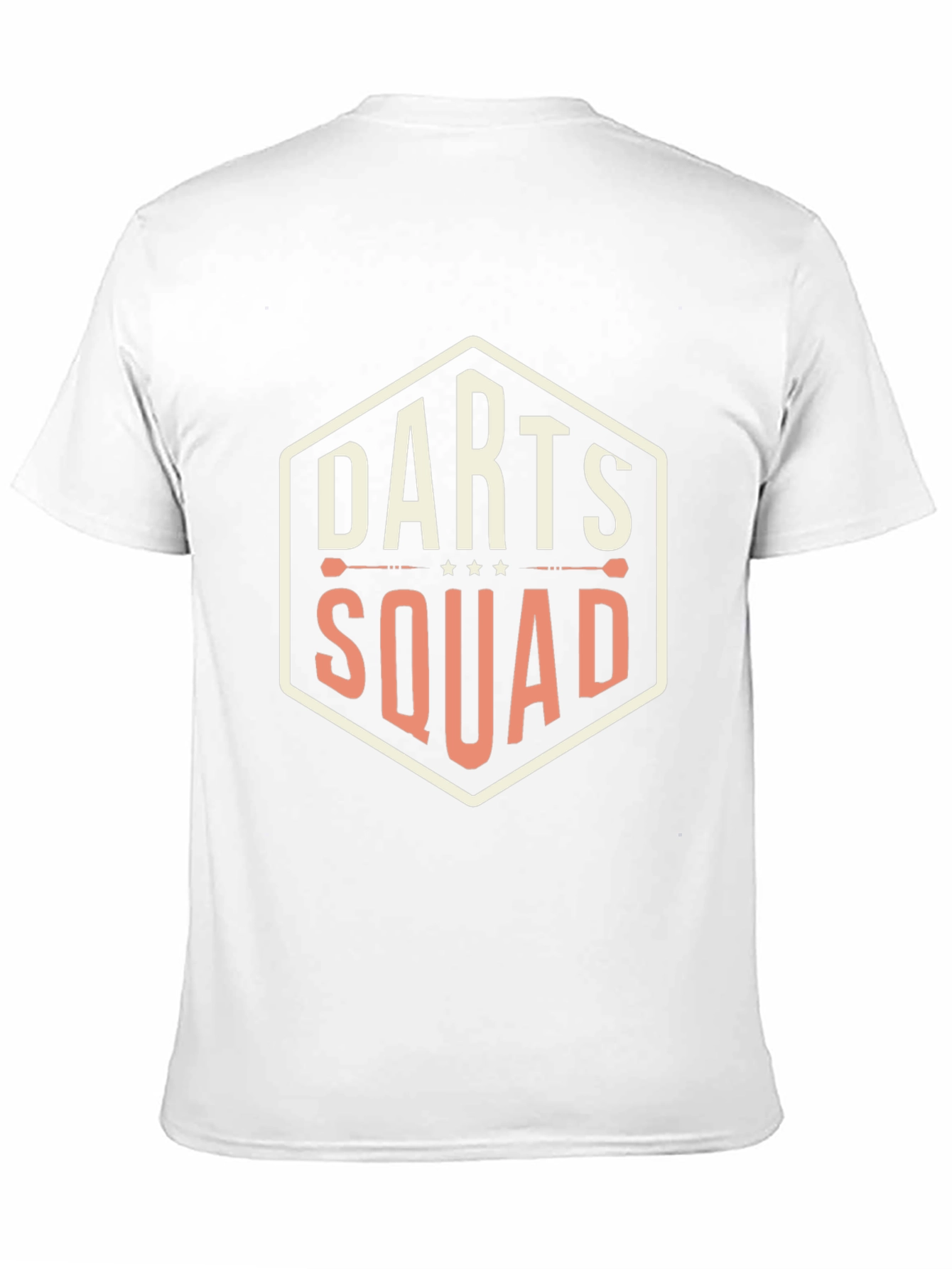 Darts Squad Graphic Tee - Black Cotton T-Shirt