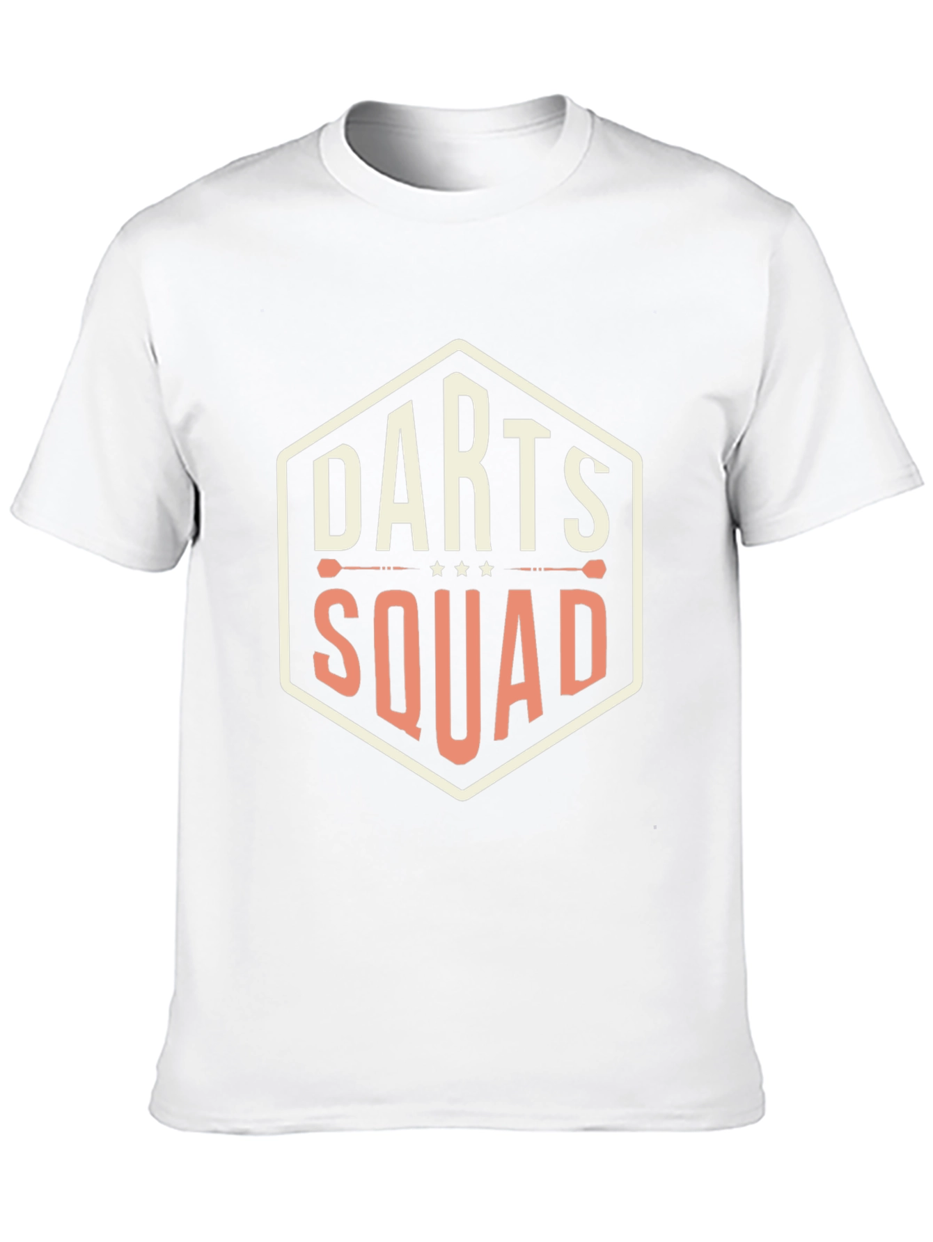 Darts Squad Graphic Tee - Black Cotton T-Shirt