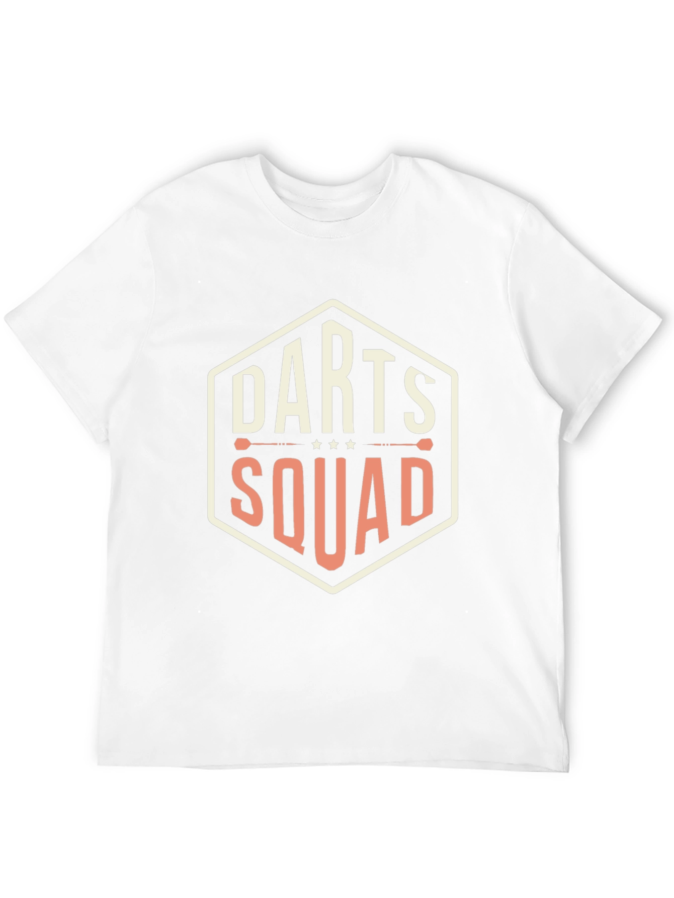 Darts Squad Graphic Tee - Black Cotton T-Shirt