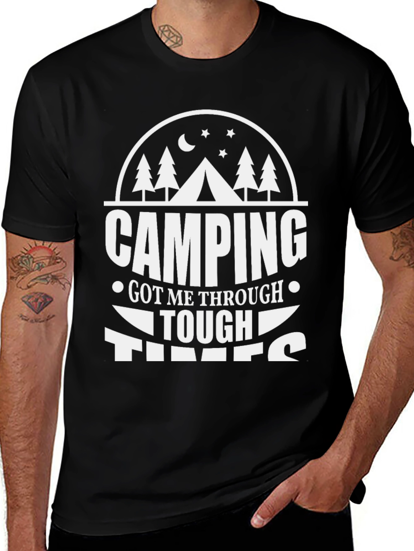 Camping Got Me Through Tee