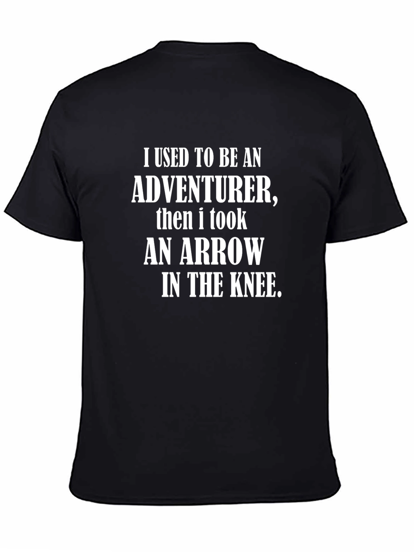 Adventurer Arrow Knee T-Shirt - Black