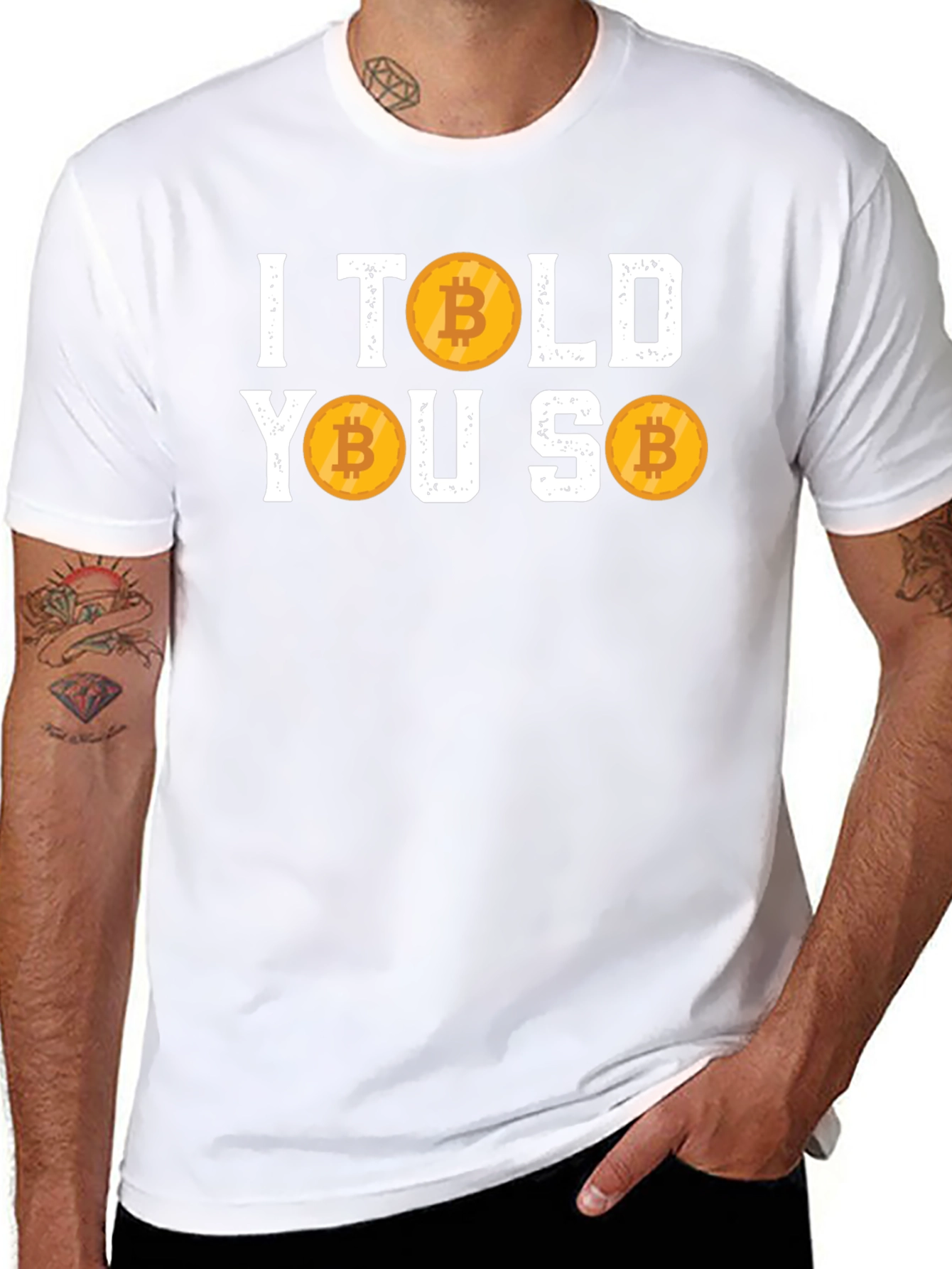 I Told You So Bitcoin Cryptocurrency T-Shirt