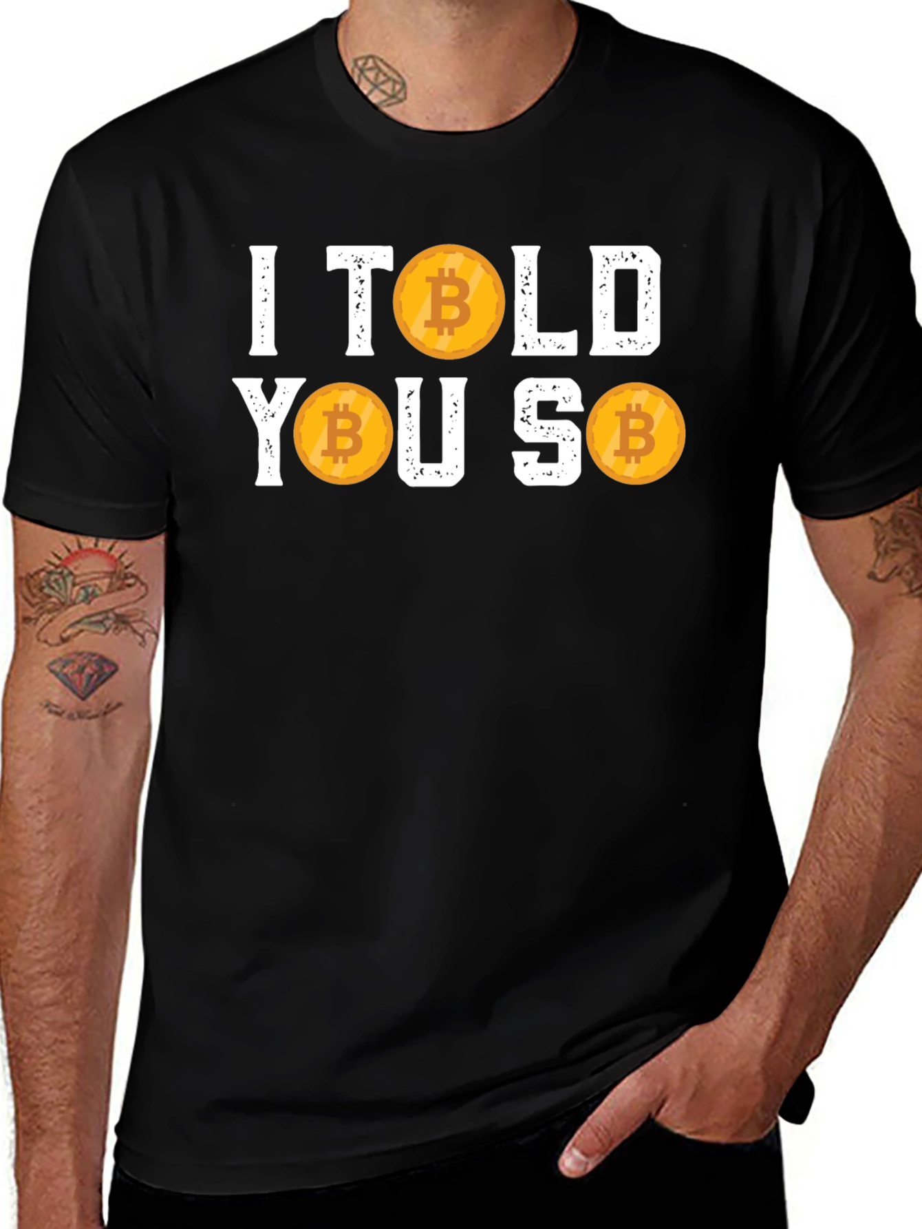 I Told You So Bitcoin Cryptocurrency T-Shirt