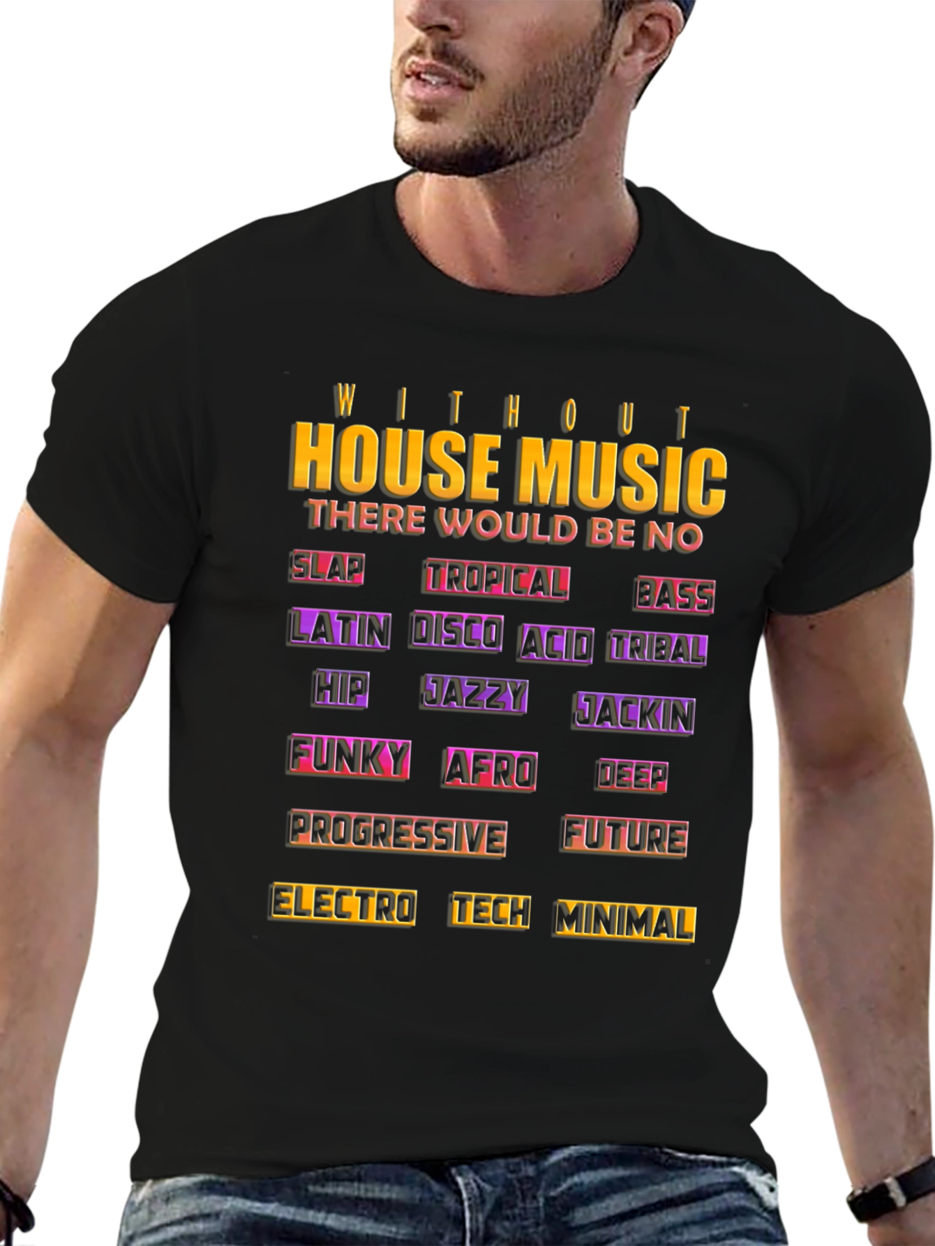 House Music T-Shirt - Music Genre Tribute Tee
