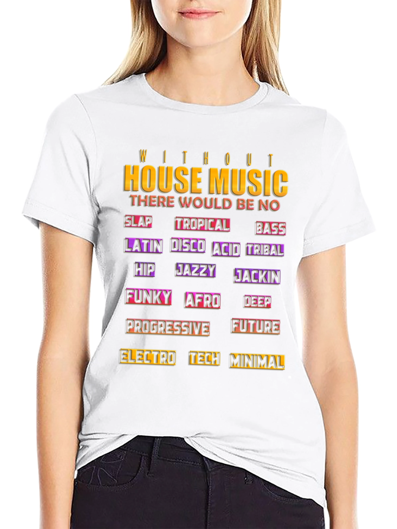 House Music T-Shirt - Music Genre Tribute Tee