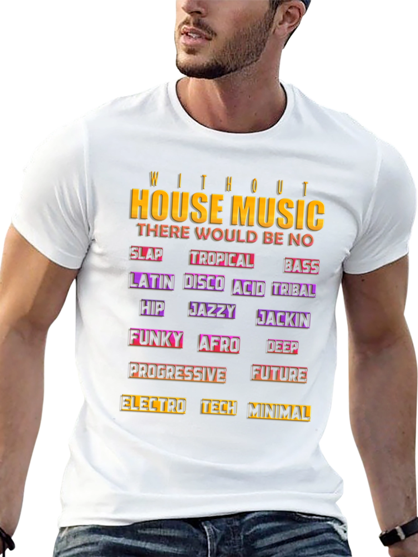 House Music T-Shirt - Music Genre Tribute Tee