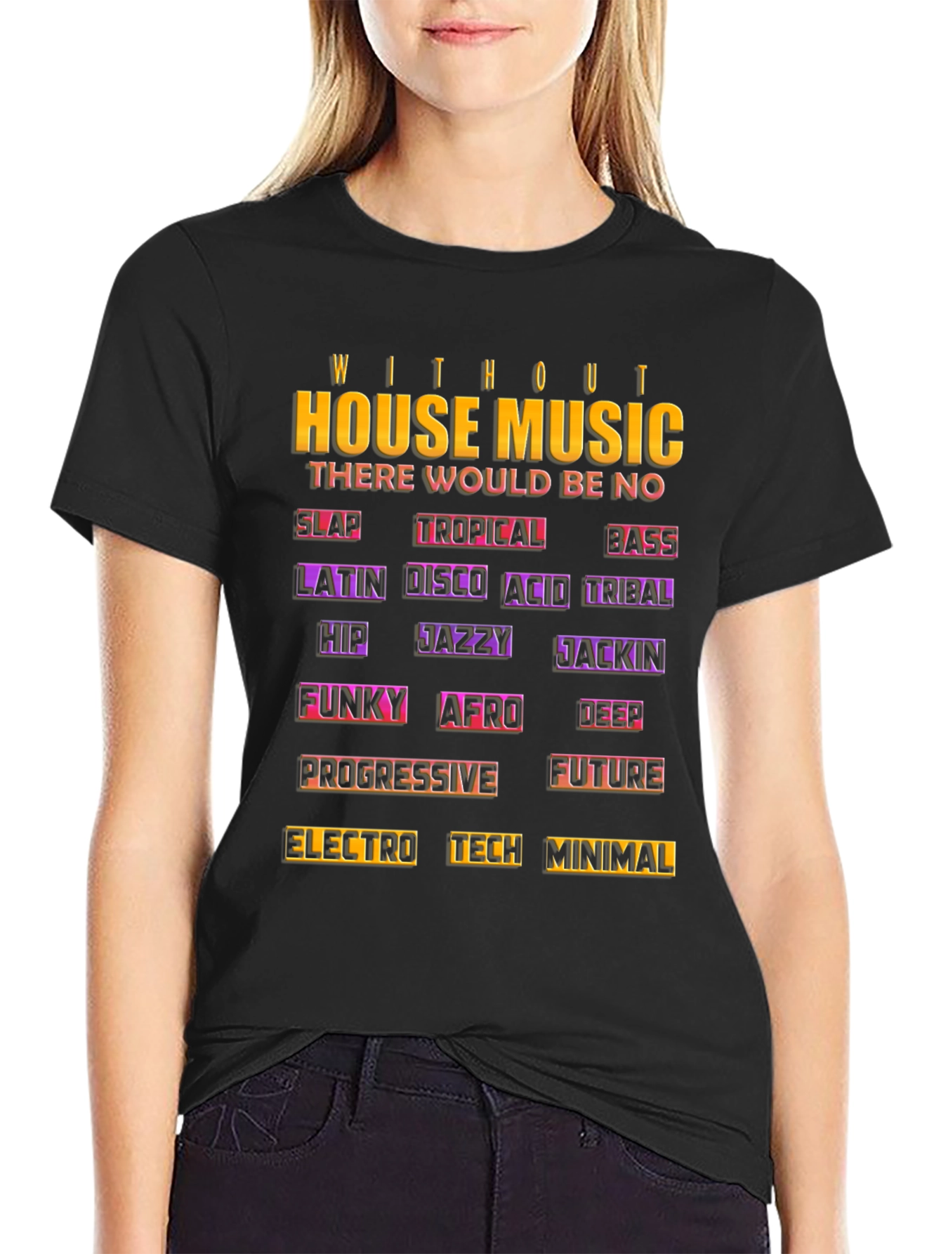 House Music T-Shirt - Music Genre Tribute Tee