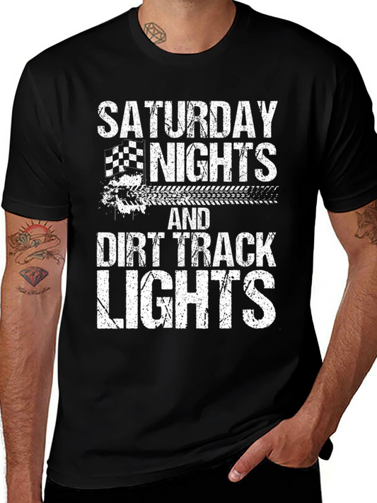 Saturday Nights Dirt Track Lights T-Shirt