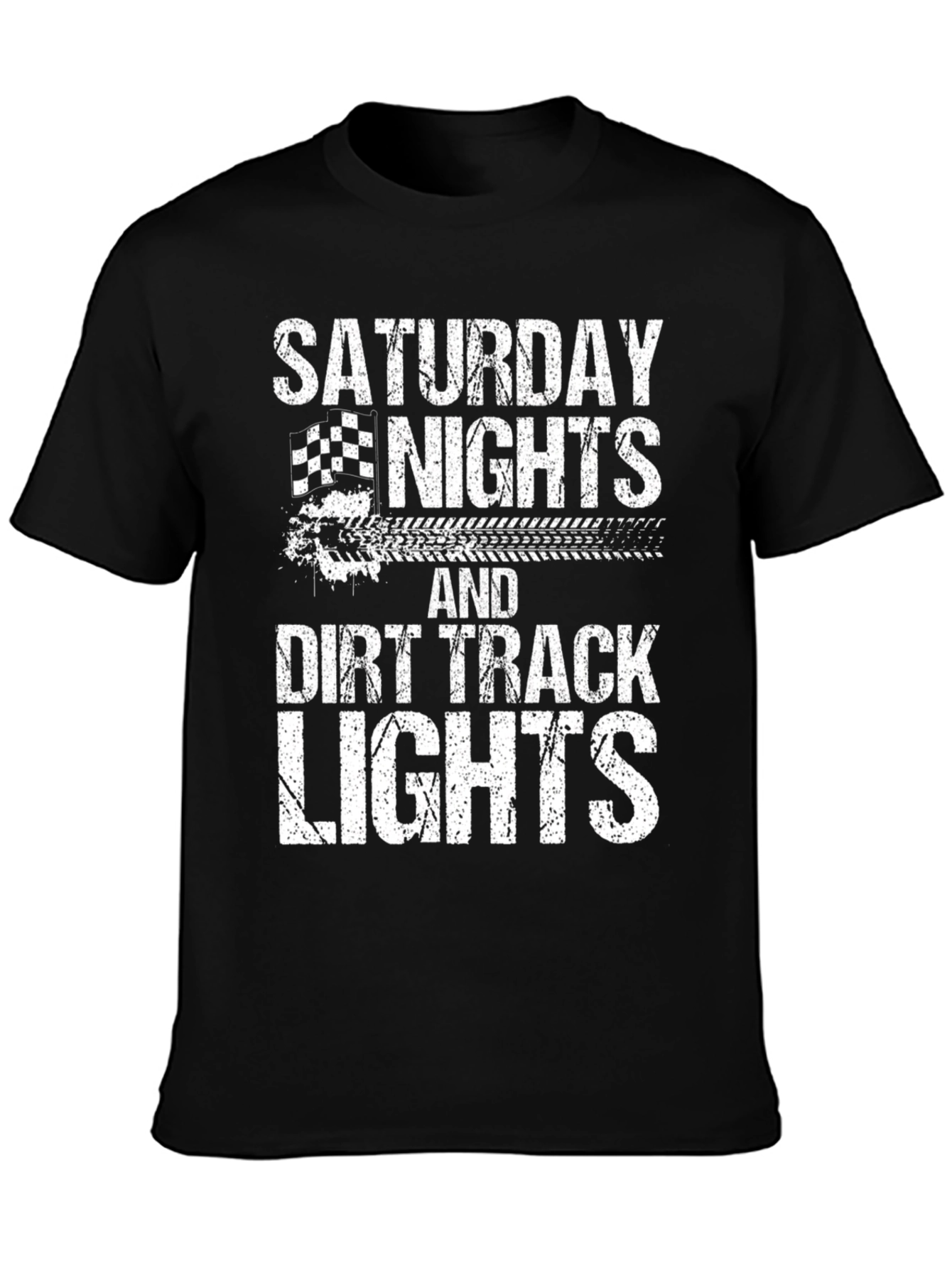 Saturday Nights Dirt Track Lights T-Shirt
