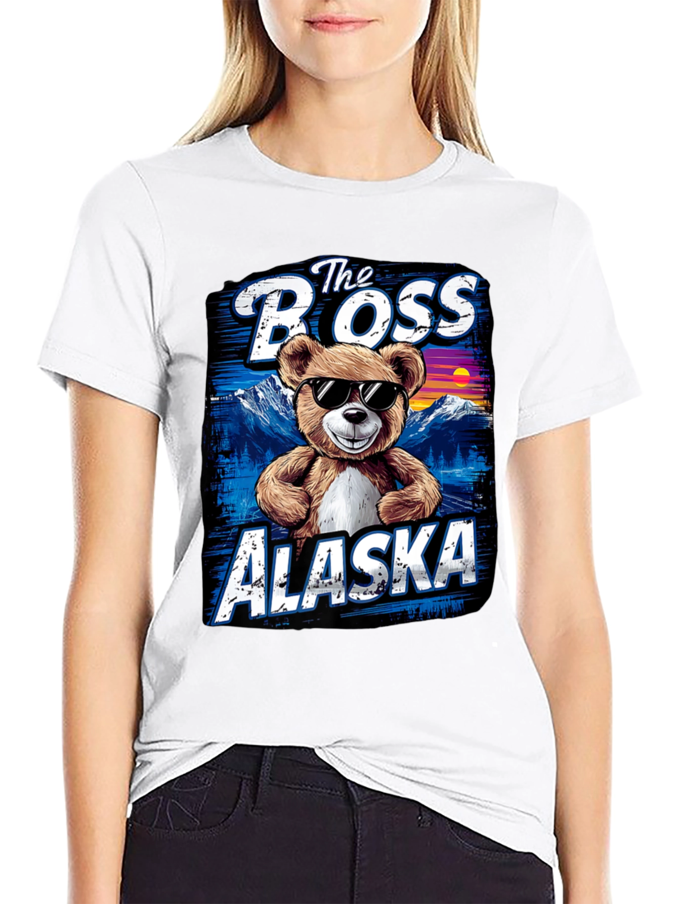 The Boss Alaska Bear Graphic T-Shirt