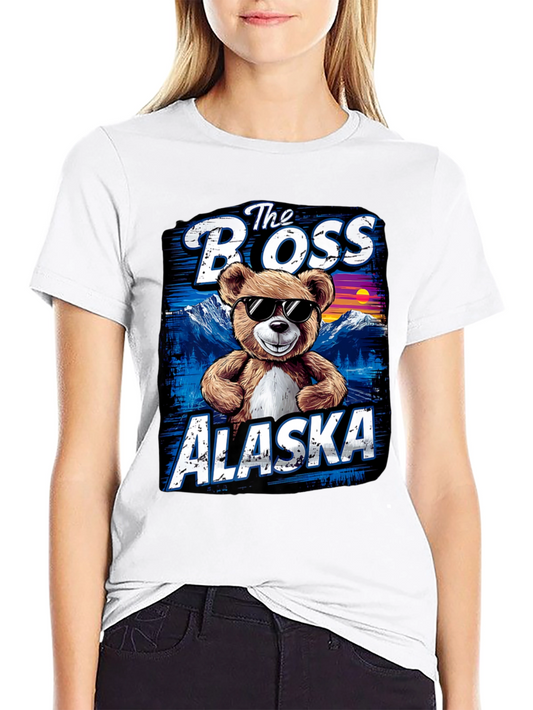 The Boss Alaska Bear Graphic T-Shirt