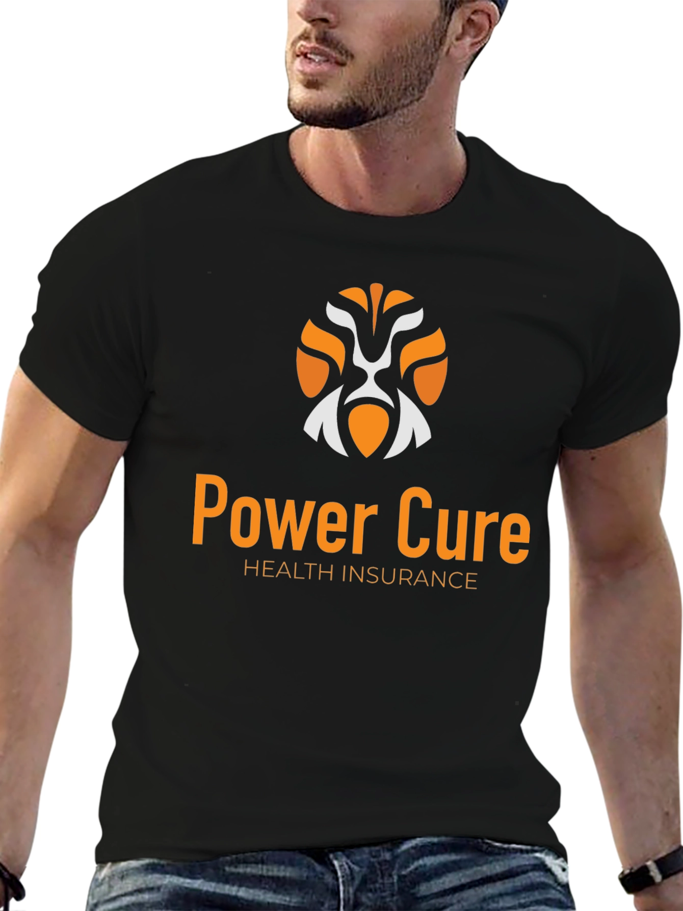 Power Cure Health Insurance Black T-Shirt