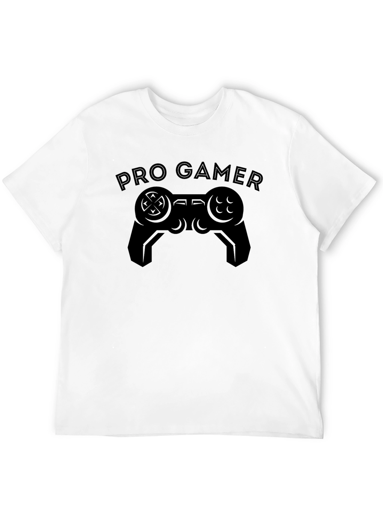 Pro Gamer Black T-Shirt - Video Game Controller Design