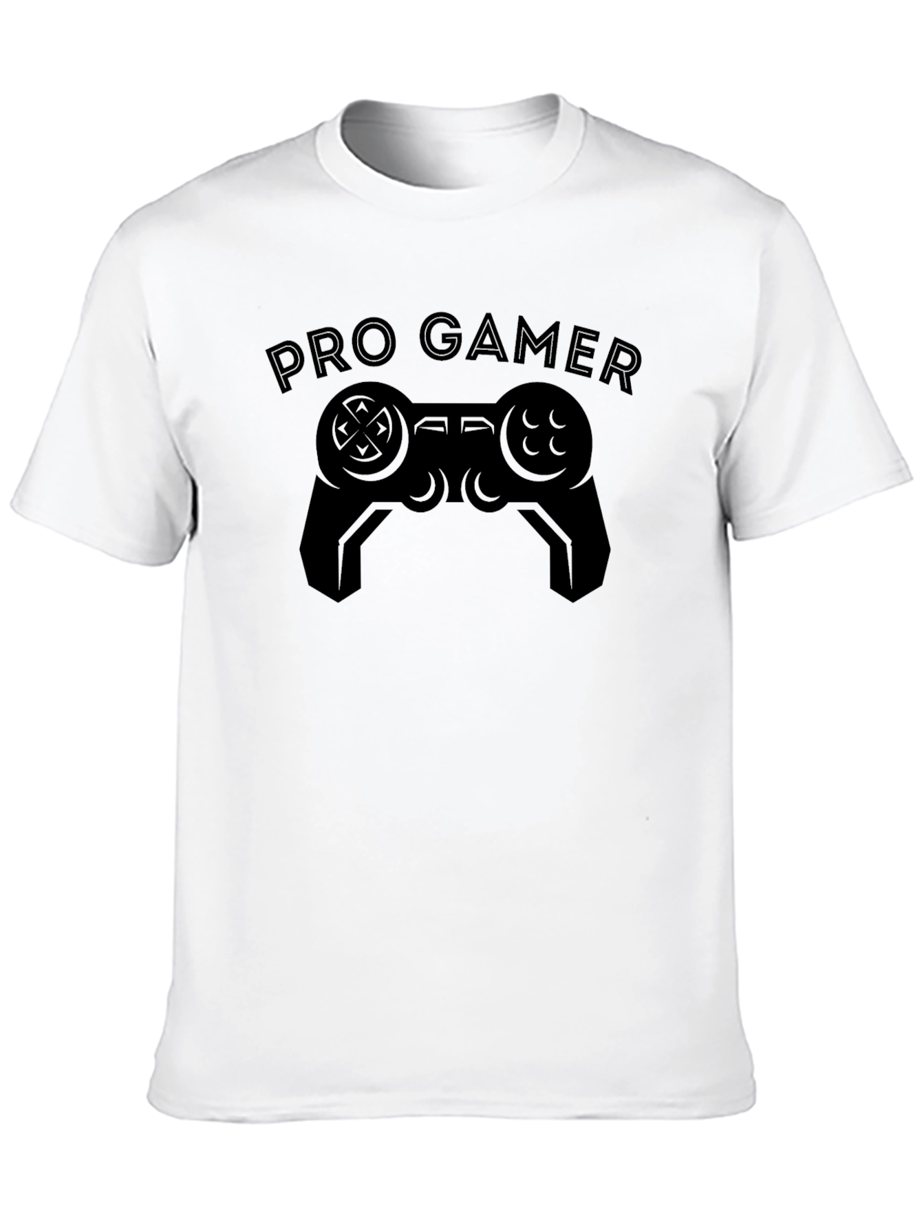 Pro Gamer Black T-Shirt - Video Game Controller Design