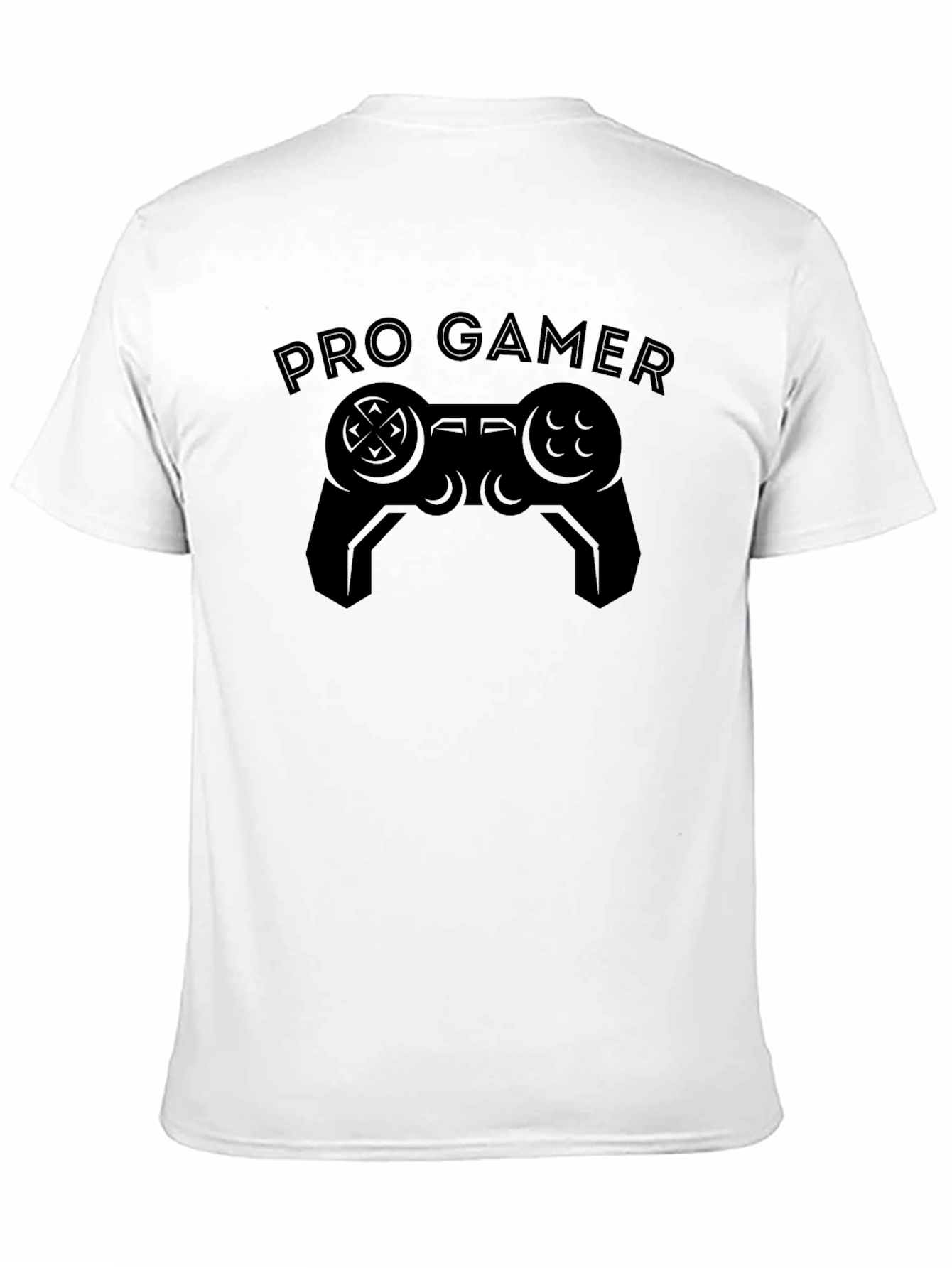 Pro Gamer Black T-Shirt - Video Game Controller Design