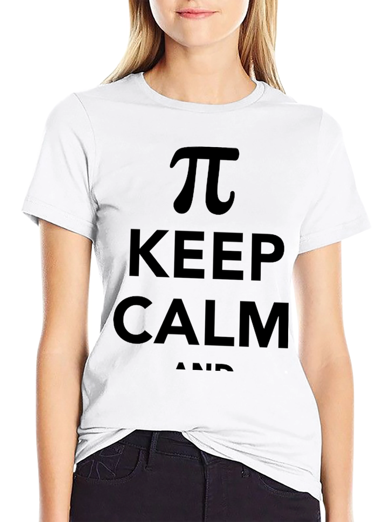 Keep Calm and Pi Funny Math T-Shirt
