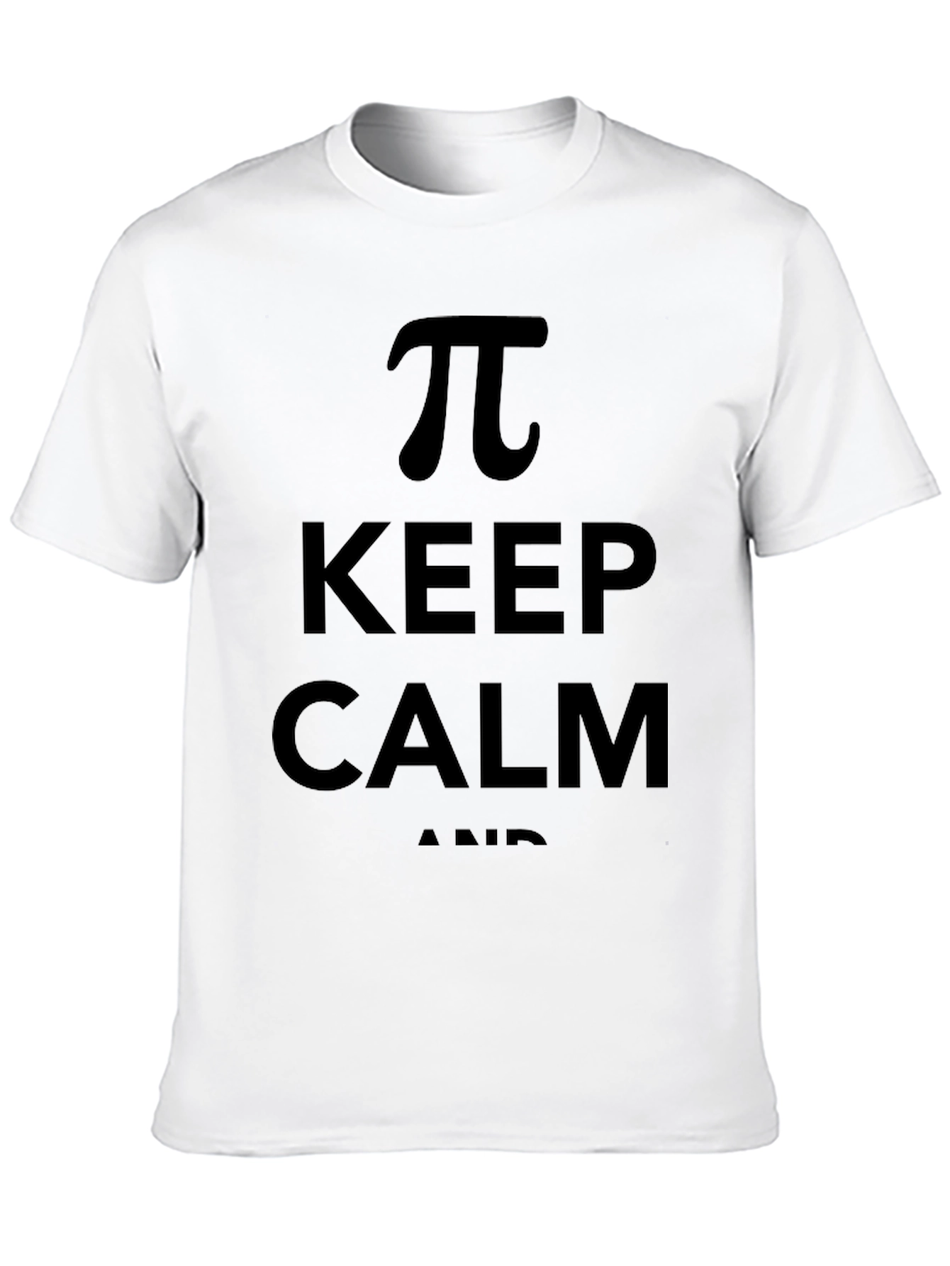 Keep Calm and Pi Funny Math T-Shirt