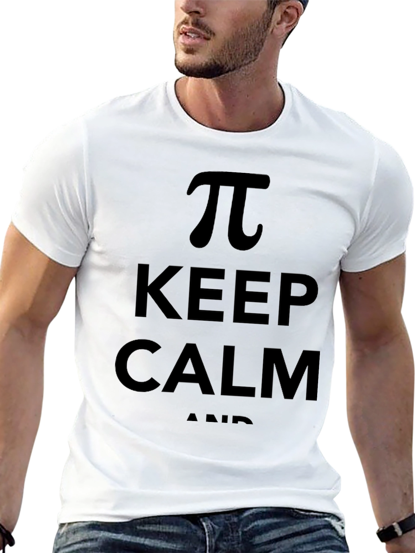 Keep Calm and Pi Funny Math T-Shirt