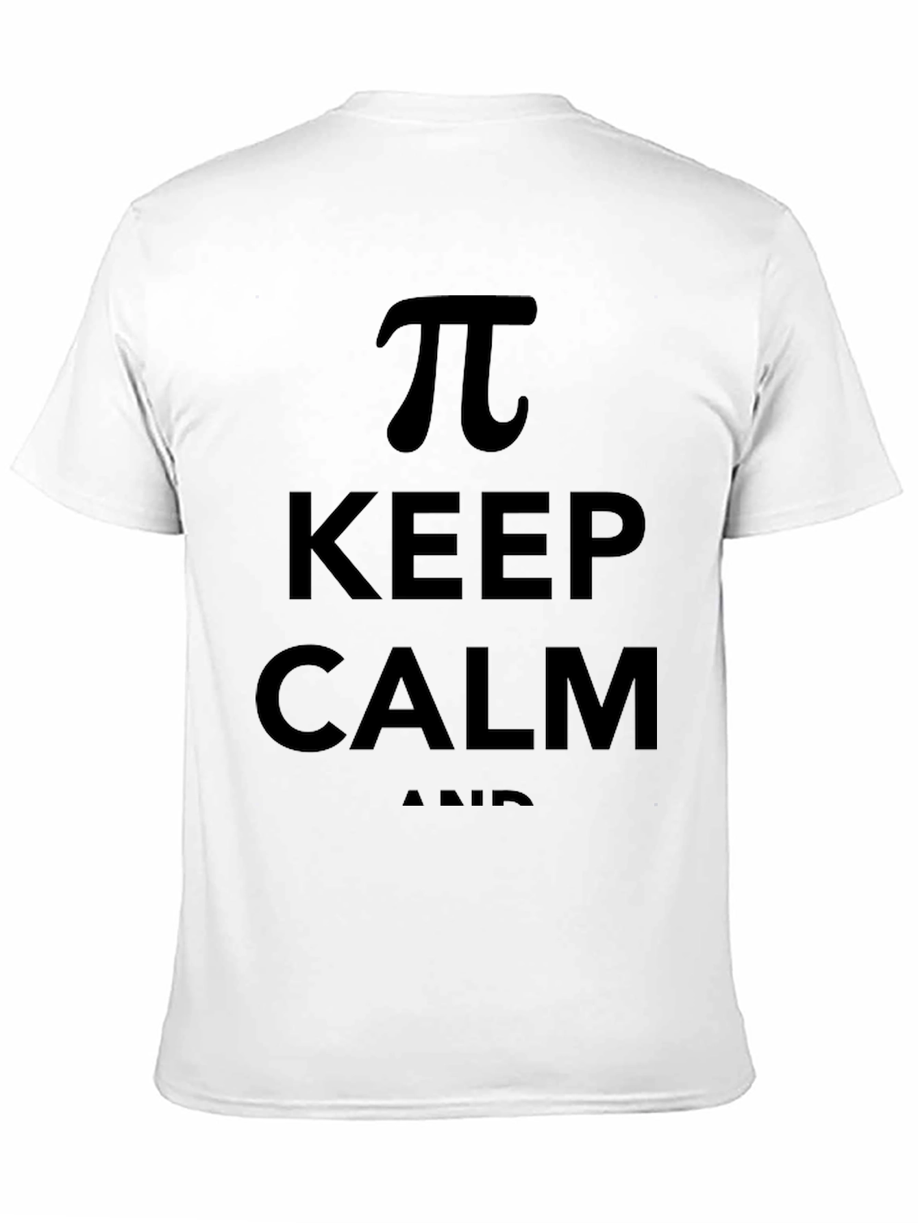 Keep Calm and Pi Funny Math T-Shirt