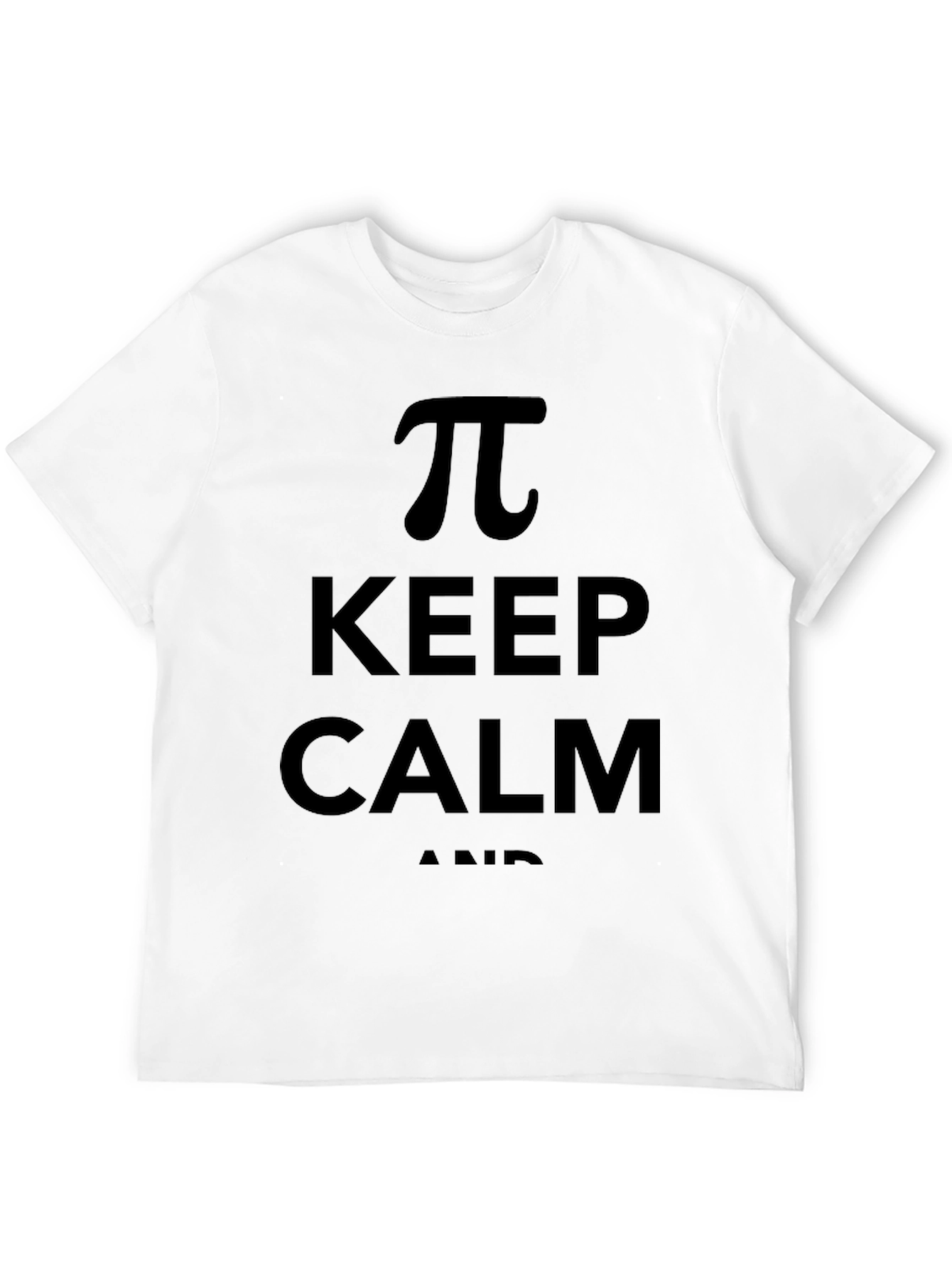Keep Calm and Pi Funny Math T-Shirt