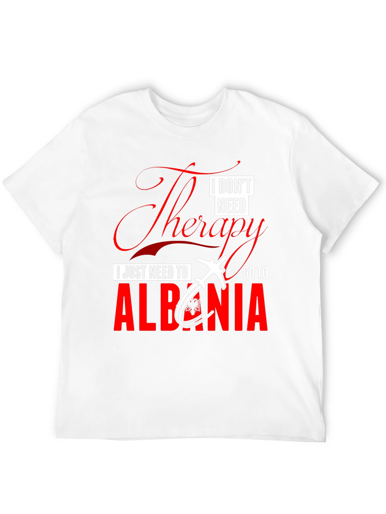 Therapy Albania Tee - Mens Black Graphic T-Shirt