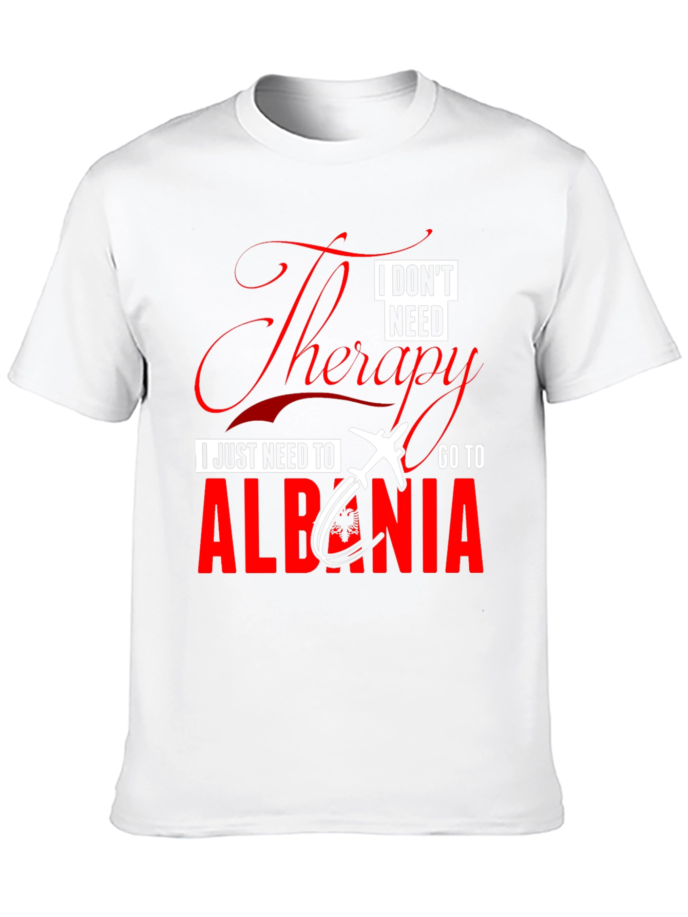 Therapy Albania Tee - Mens Black Graphic T-Shirt