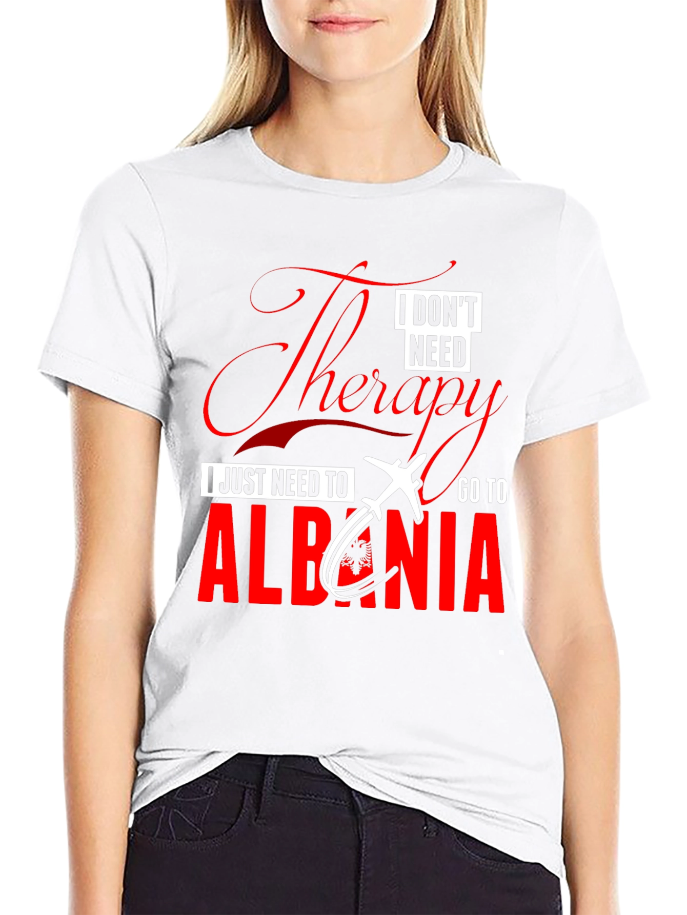 Therapy Albania Tee - Mens Black Graphic T-Shirt