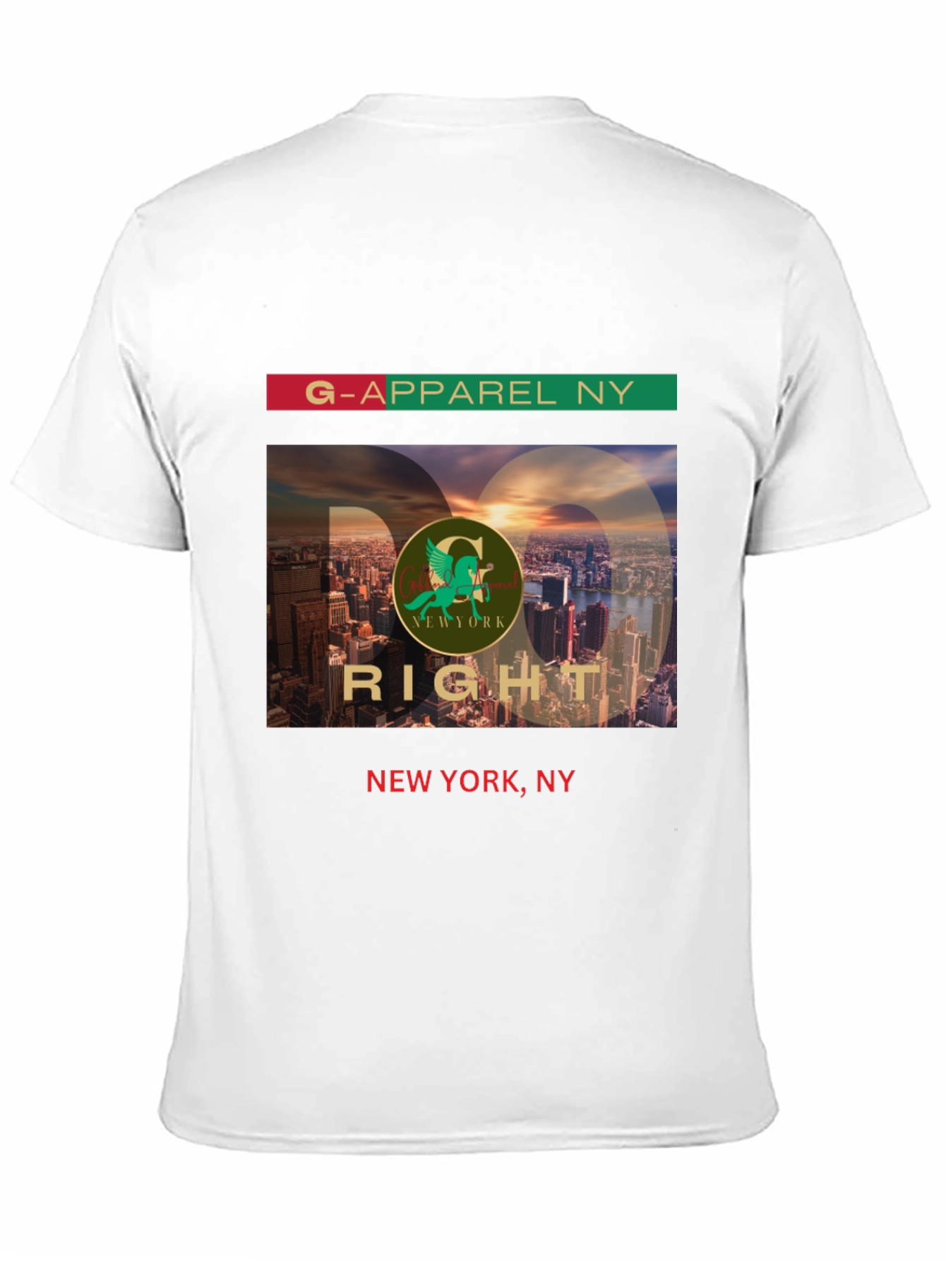 G-Apparel NY Black Graphic Tee