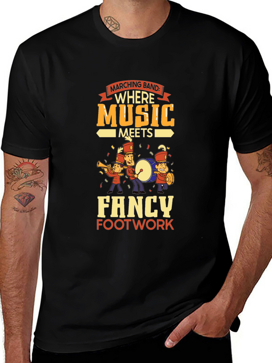 Marching Band T-Shirt: Where Music Meets Fancy Footwork