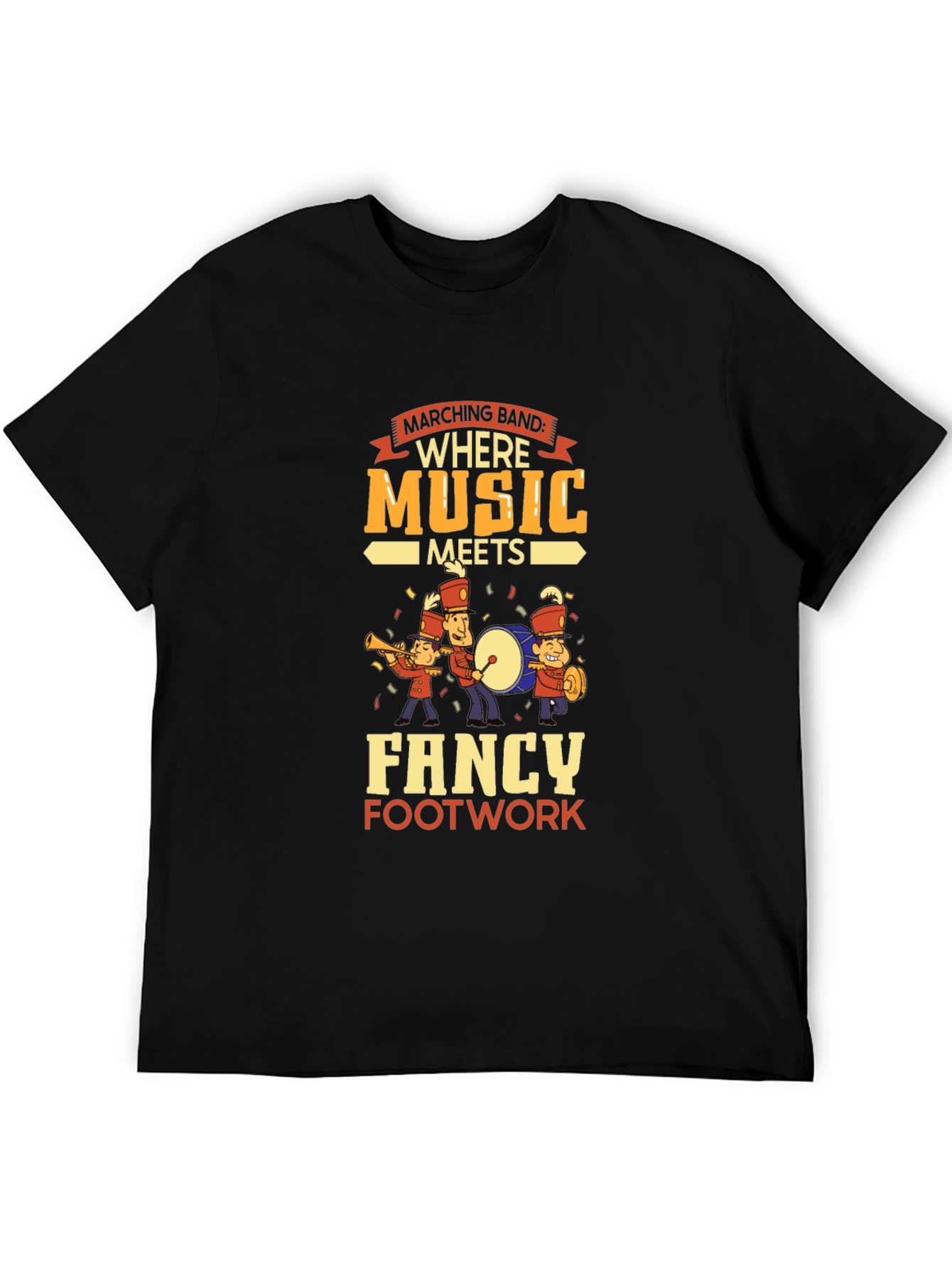 Marching Band T-Shirt: Where Music Meets Fancy Footwork