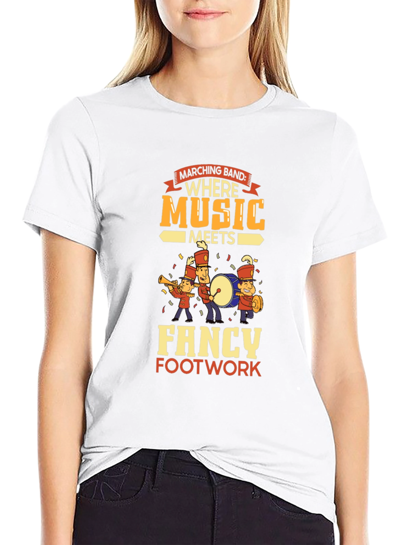 Marching Band T-Shirt: Where Music Meets Fancy Footwork