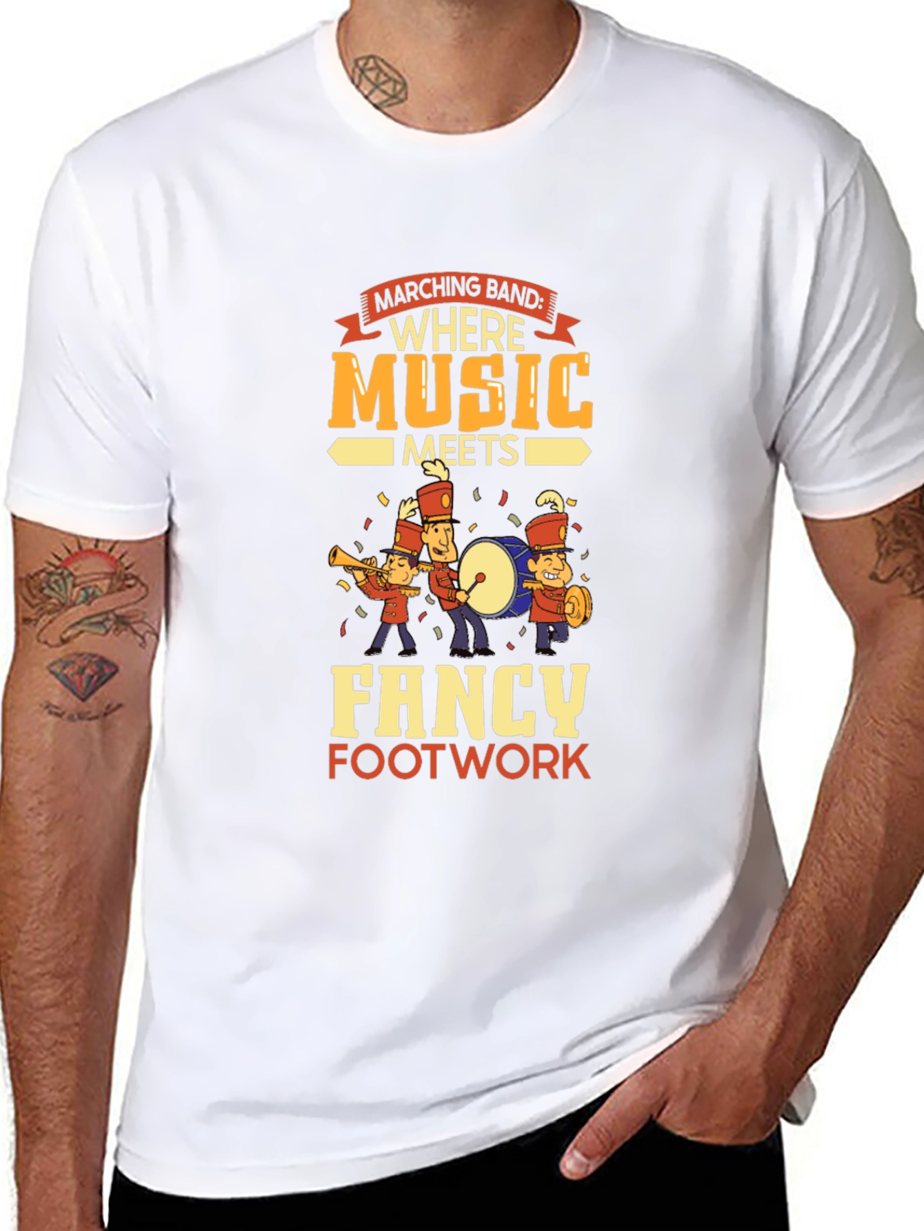 Marching Band T-Shirt: Where Music Meets Fancy Footwork
