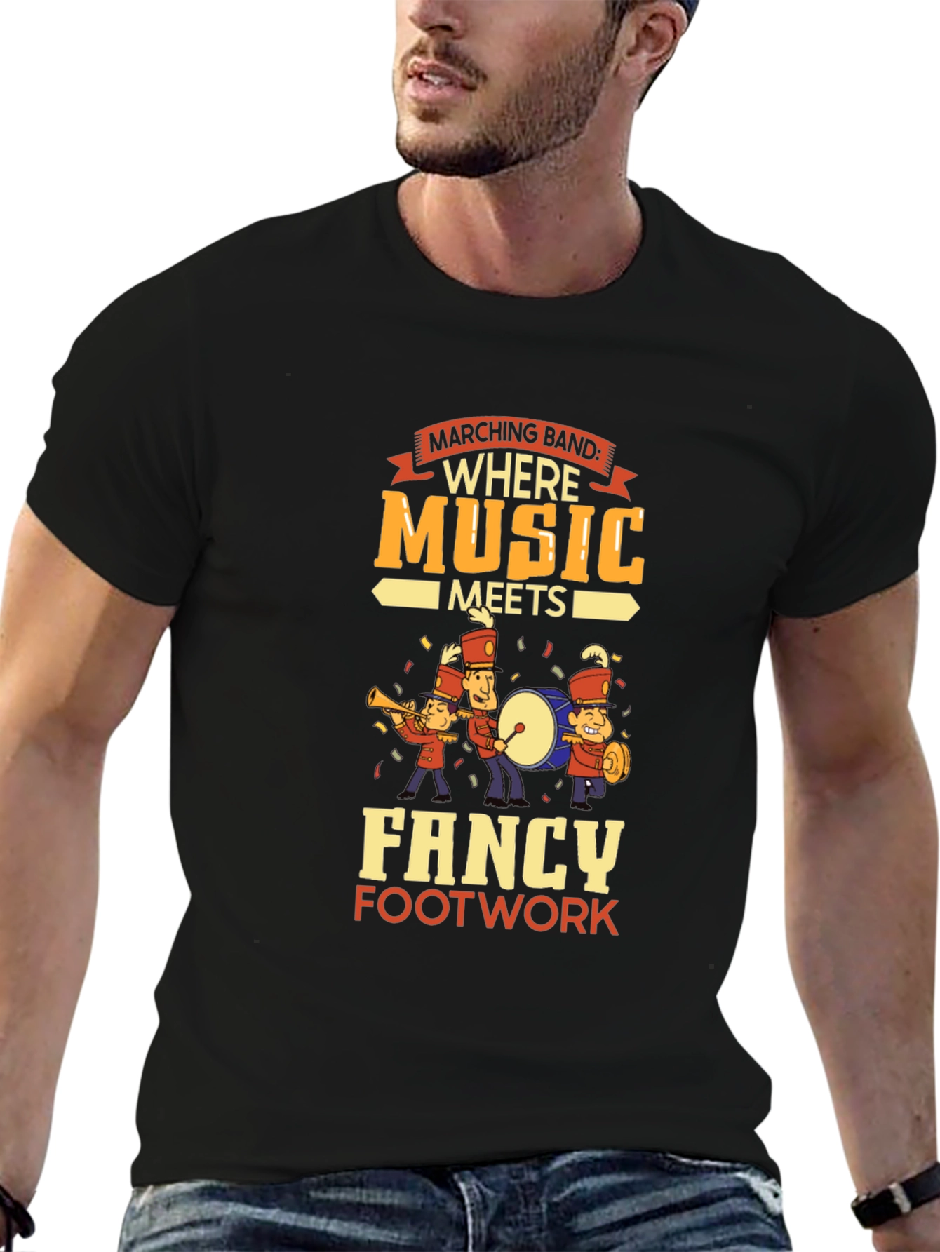 Marching Band T-Shirt: Where Music Meets Fancy Footwork
