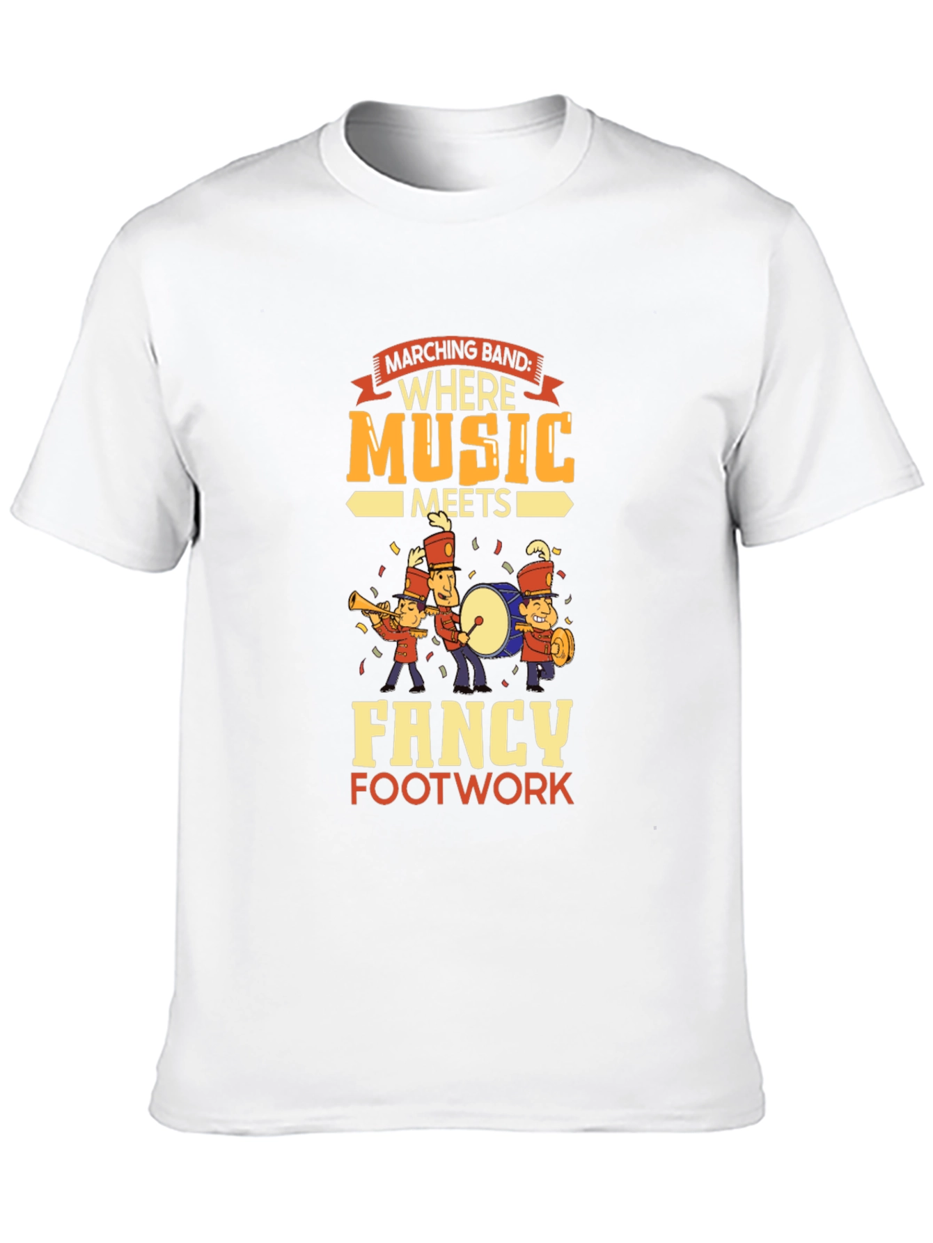 Marching Band T-Shirt: Where Music Meets Fancy Footwork