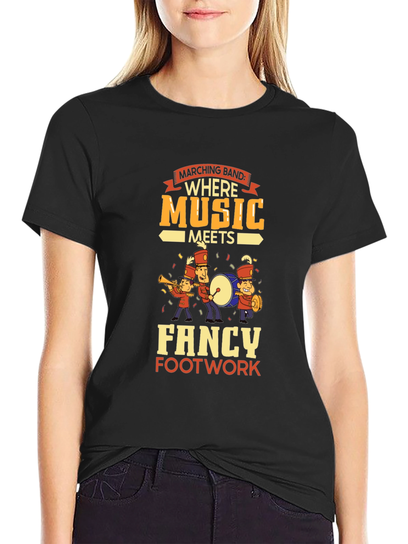 Marching Band T-Shirt: Where Music Meets Fancy Footwork