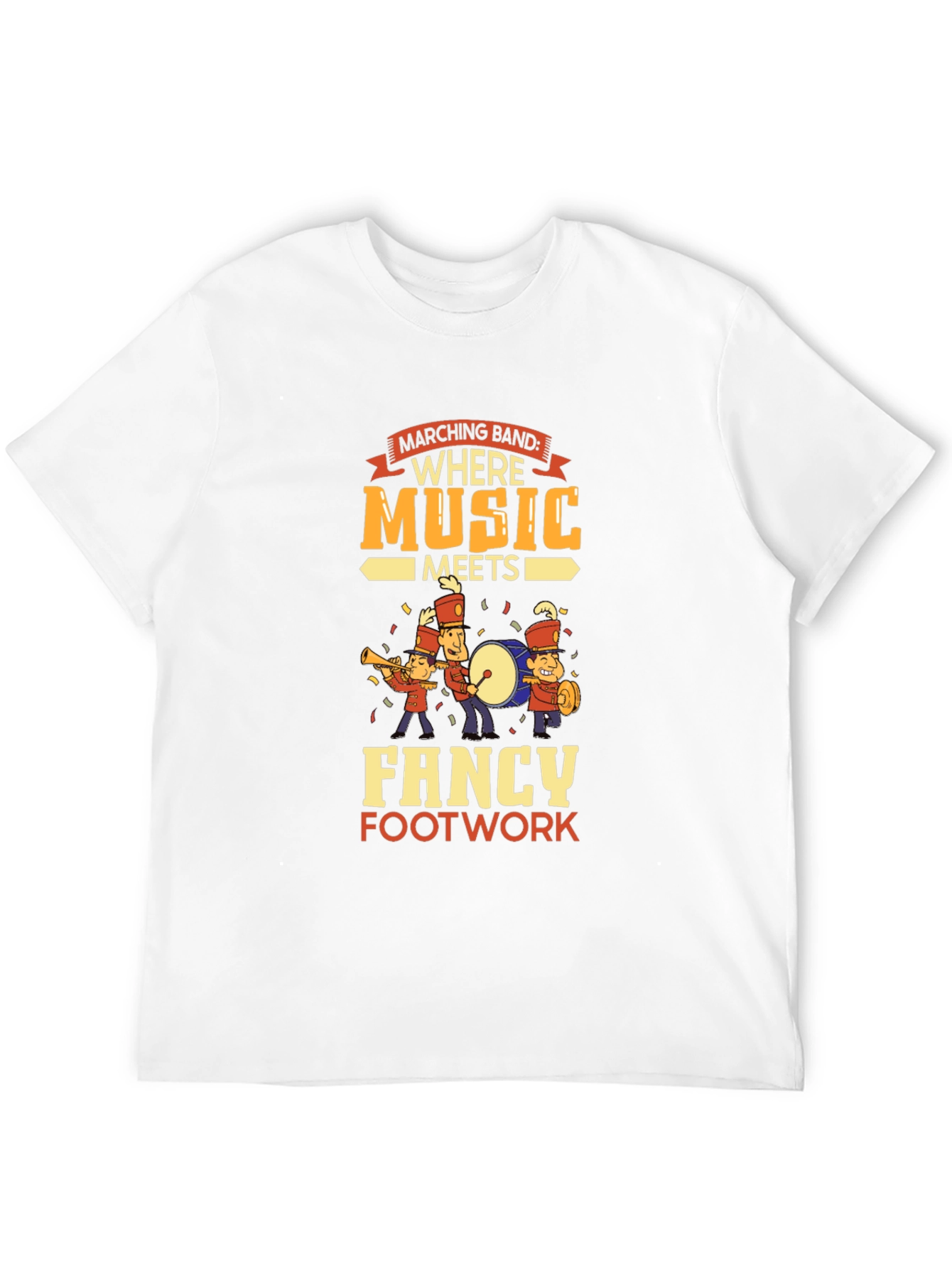 Marching Band T-Shirt: Where Music Meets Fancy Footwork
