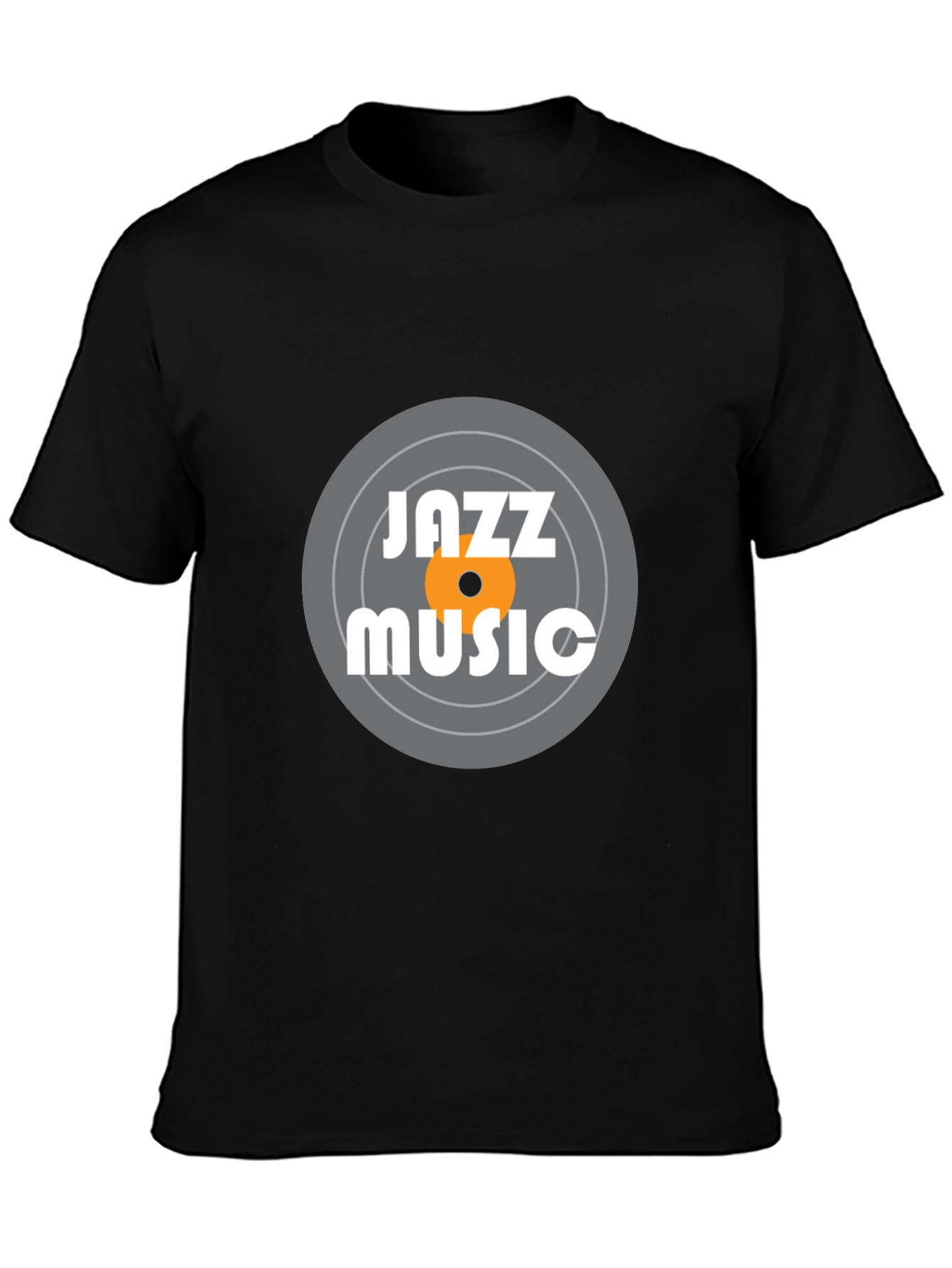 Jazz Music Graphic Tee - Black