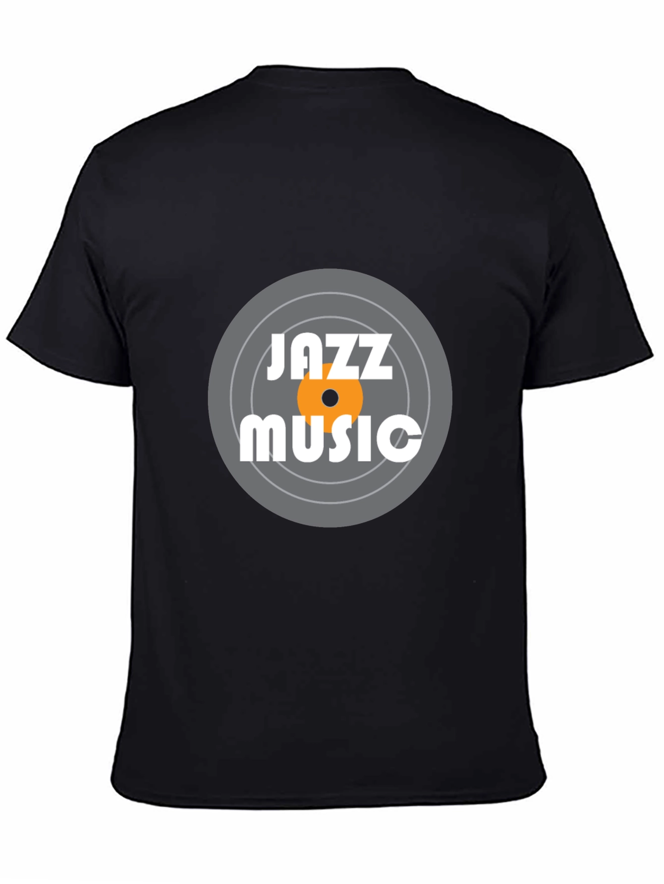 Jazz Music Graphic Tee - Black
