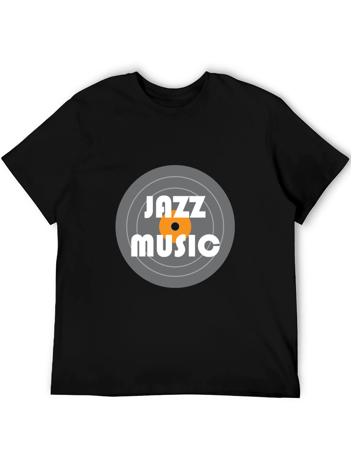 Jazz Music Graphic Tee - Black