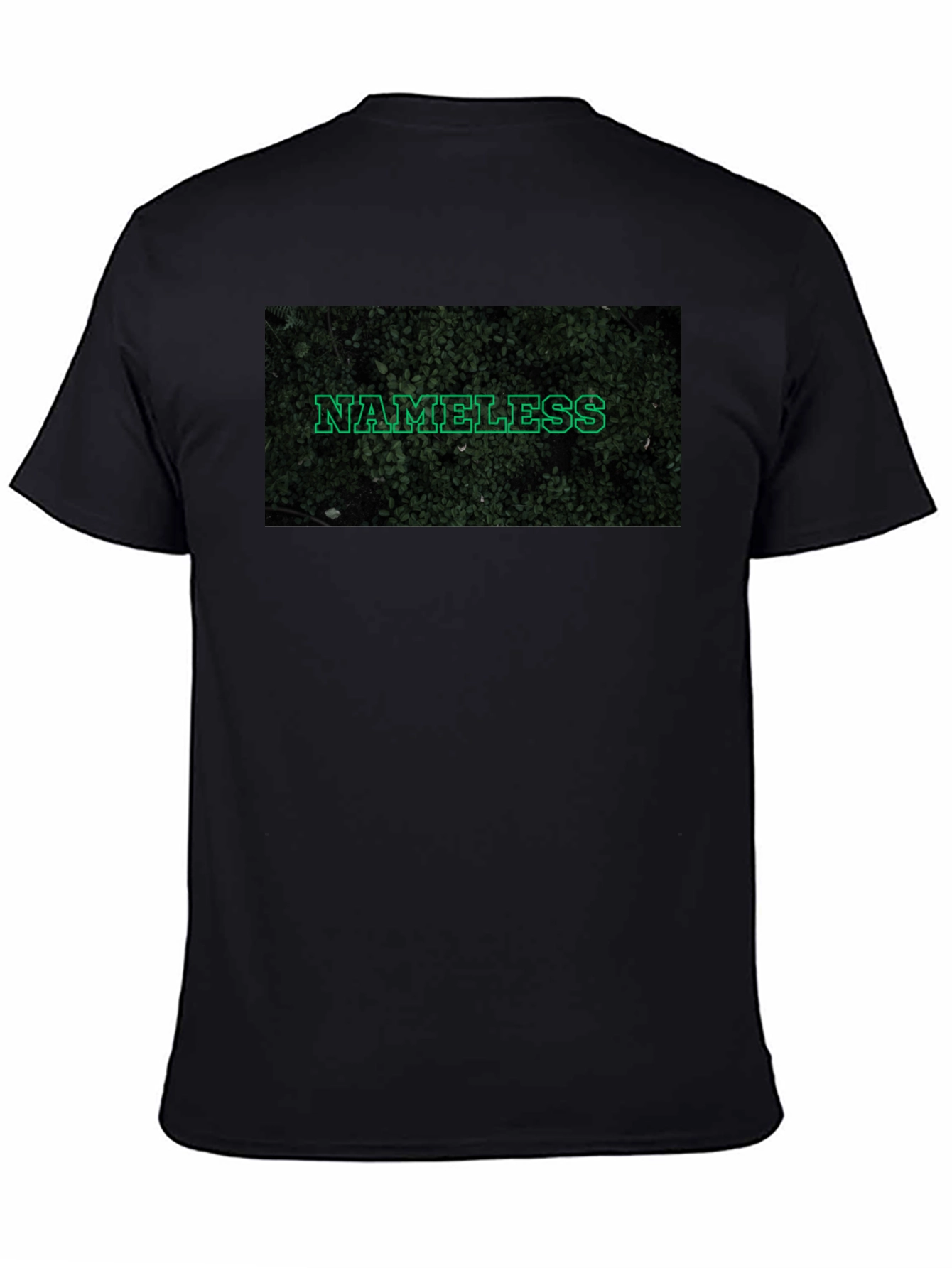 Nameless Graphic Tee - Stylish Black Casual Shirt