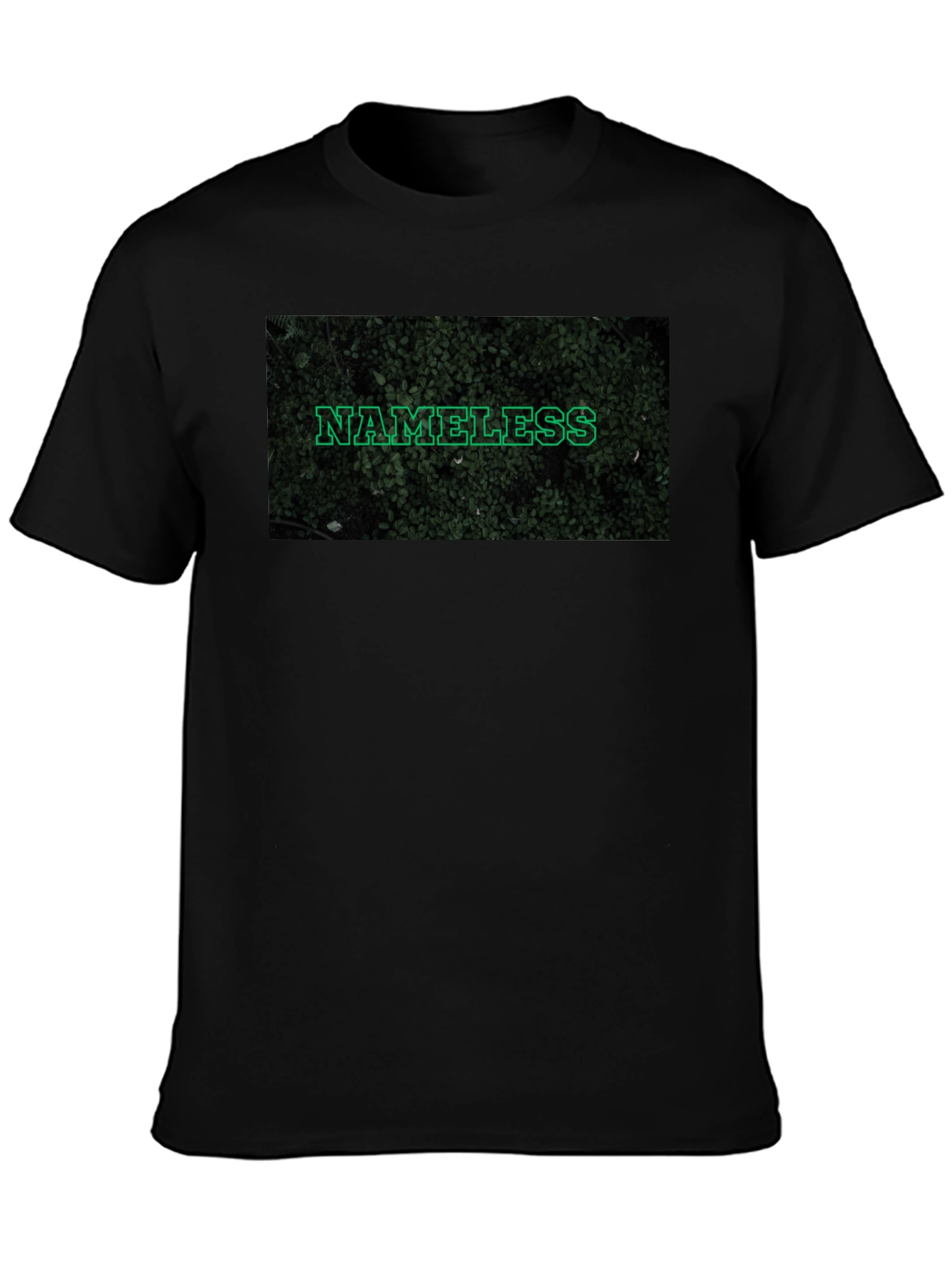 Nameless Graphic Tee - Stylish Black Casual Shirt