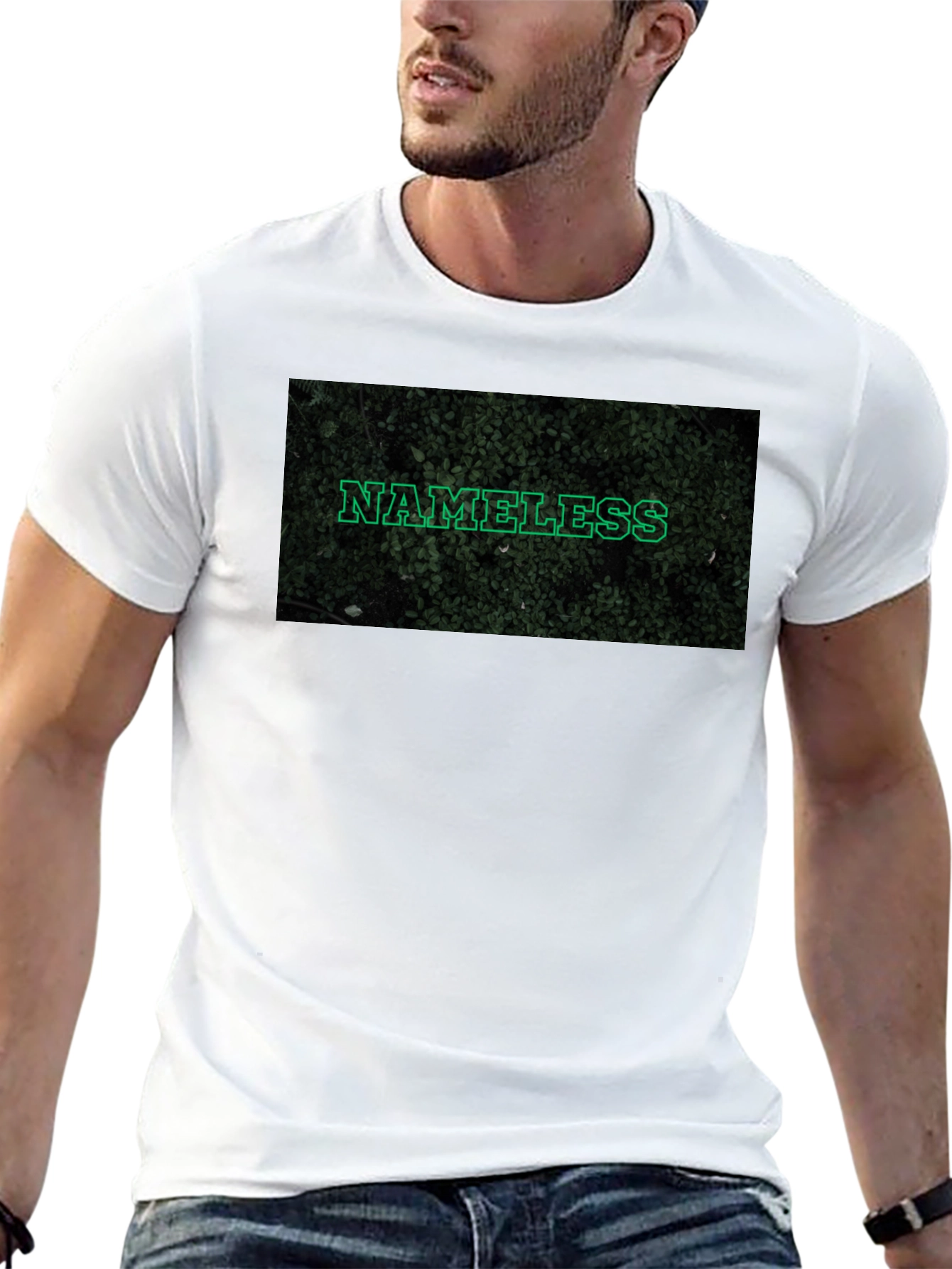 Nameless Graphic Tee - Stylish Black Casual Shirt