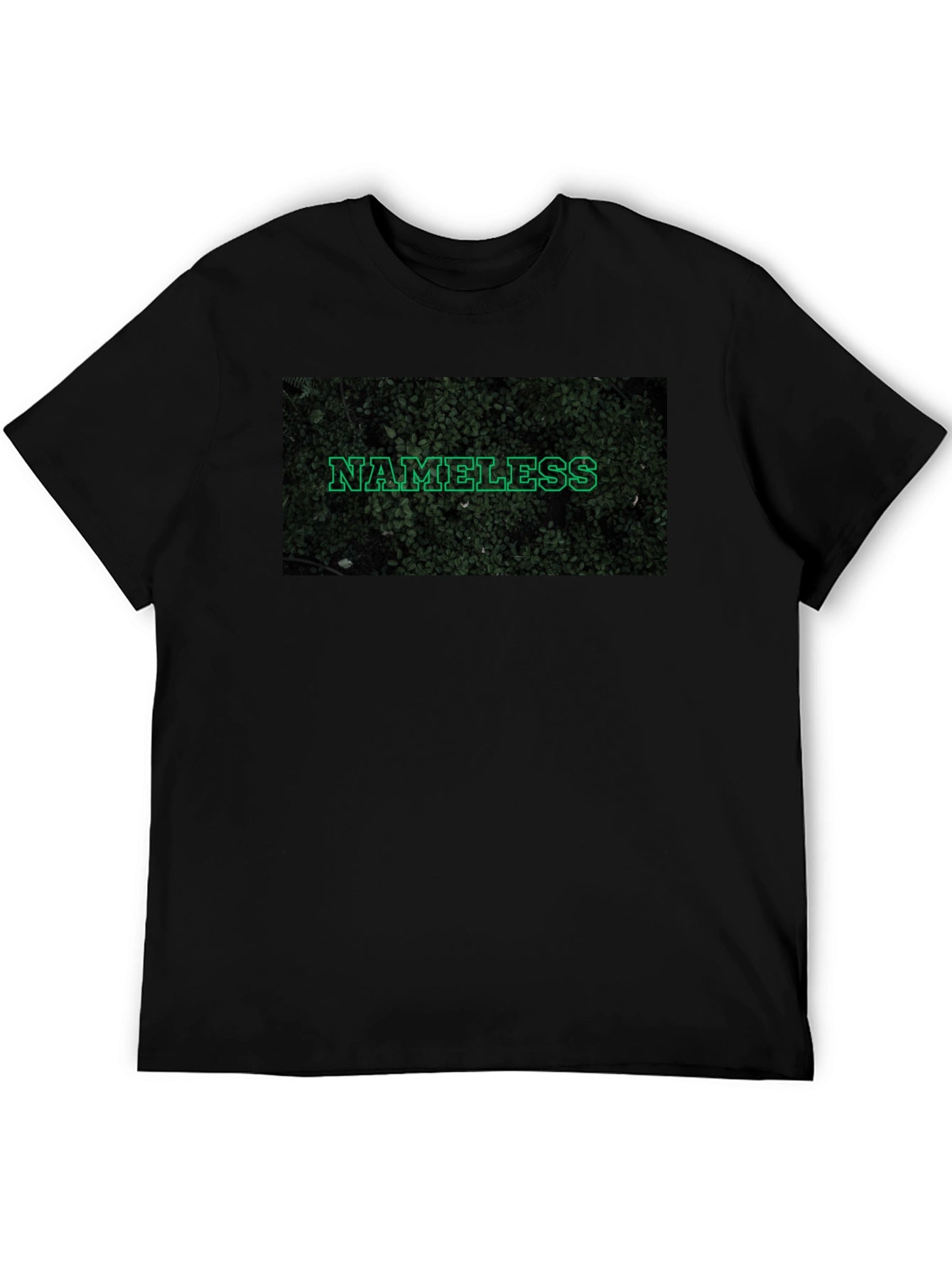 Nameless Graphic Tee - Stylish Black Casual Shirt
