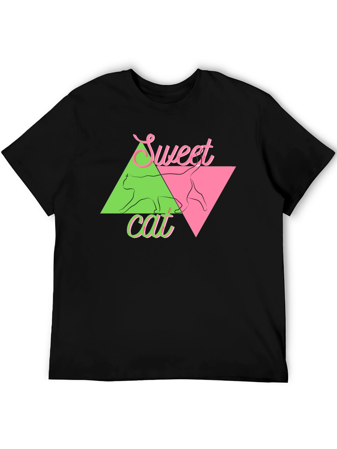 Sweet Cat T-Shirt - Trendy Graphic Tee
