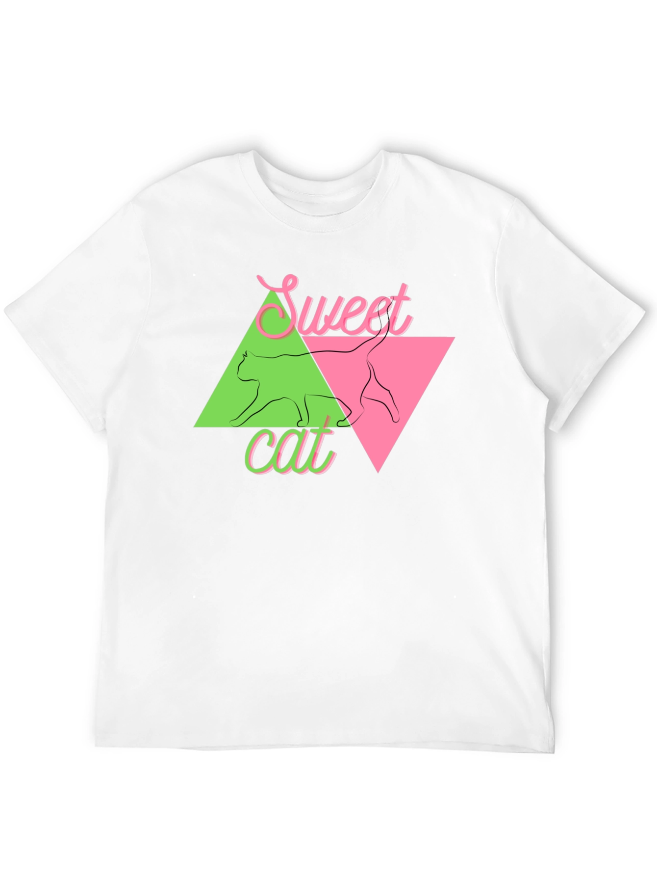 Sweet Cat T-Shirt - Trendy Graphic Tee