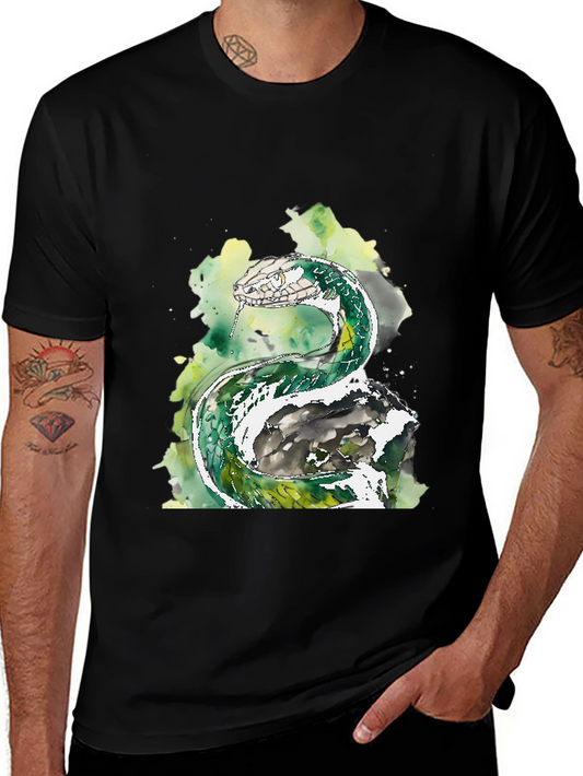 Snake Watercolor Graphic Tee